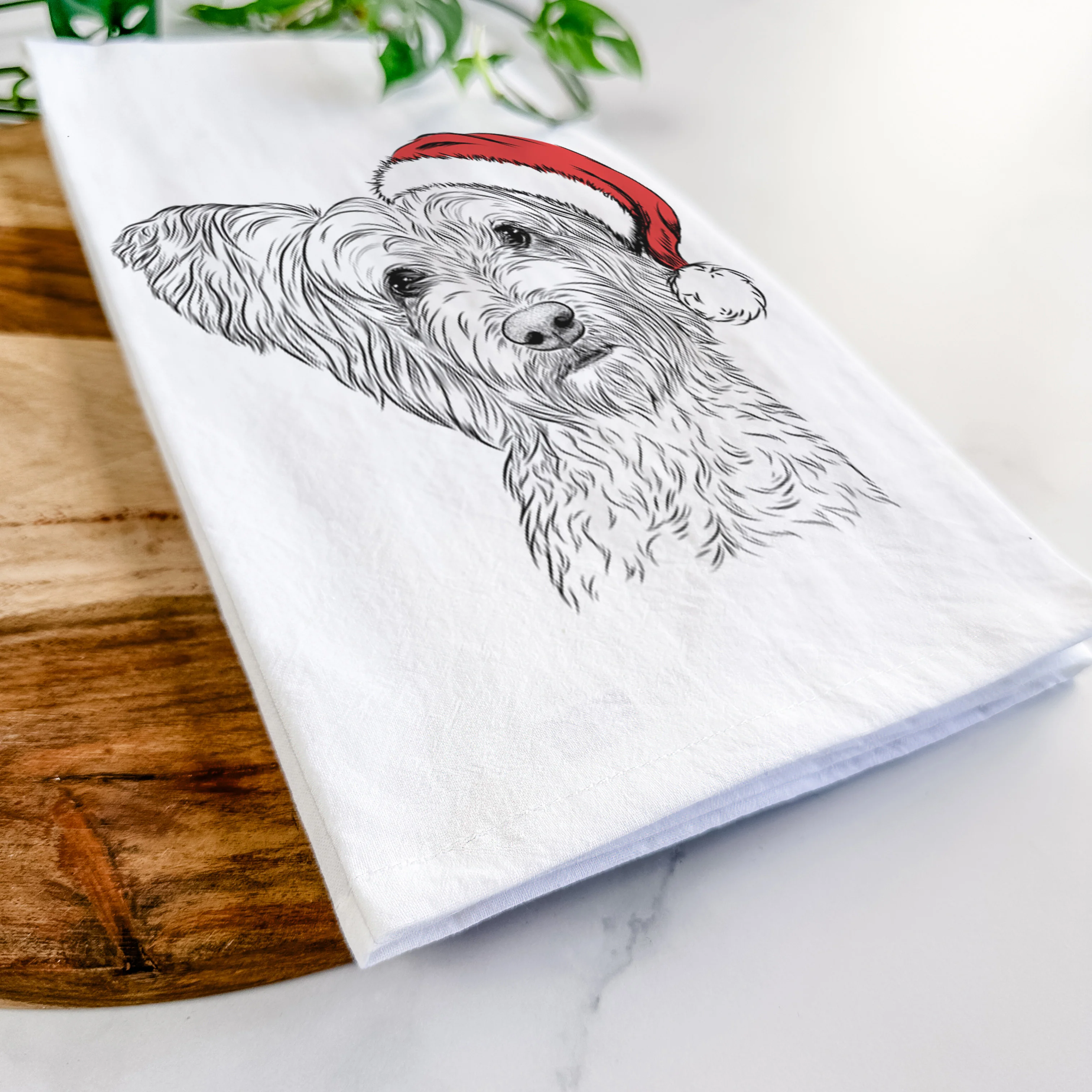 Dexter the Terrier Mix Tea Towel - Image 9