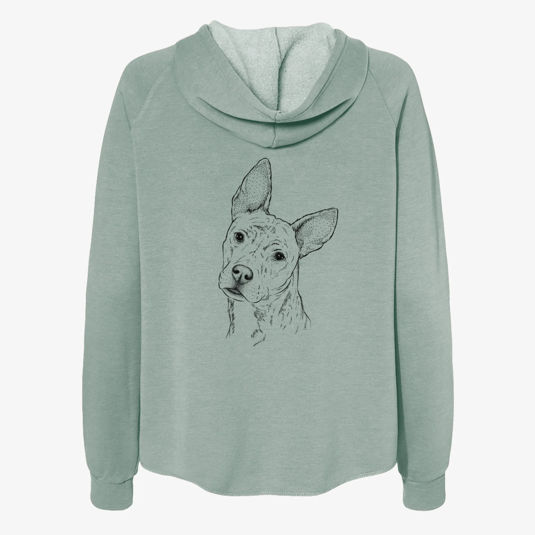 Diesel the Mixed Breed - Women's Cali Wave Zip-Up Sweatshirt - Image 4