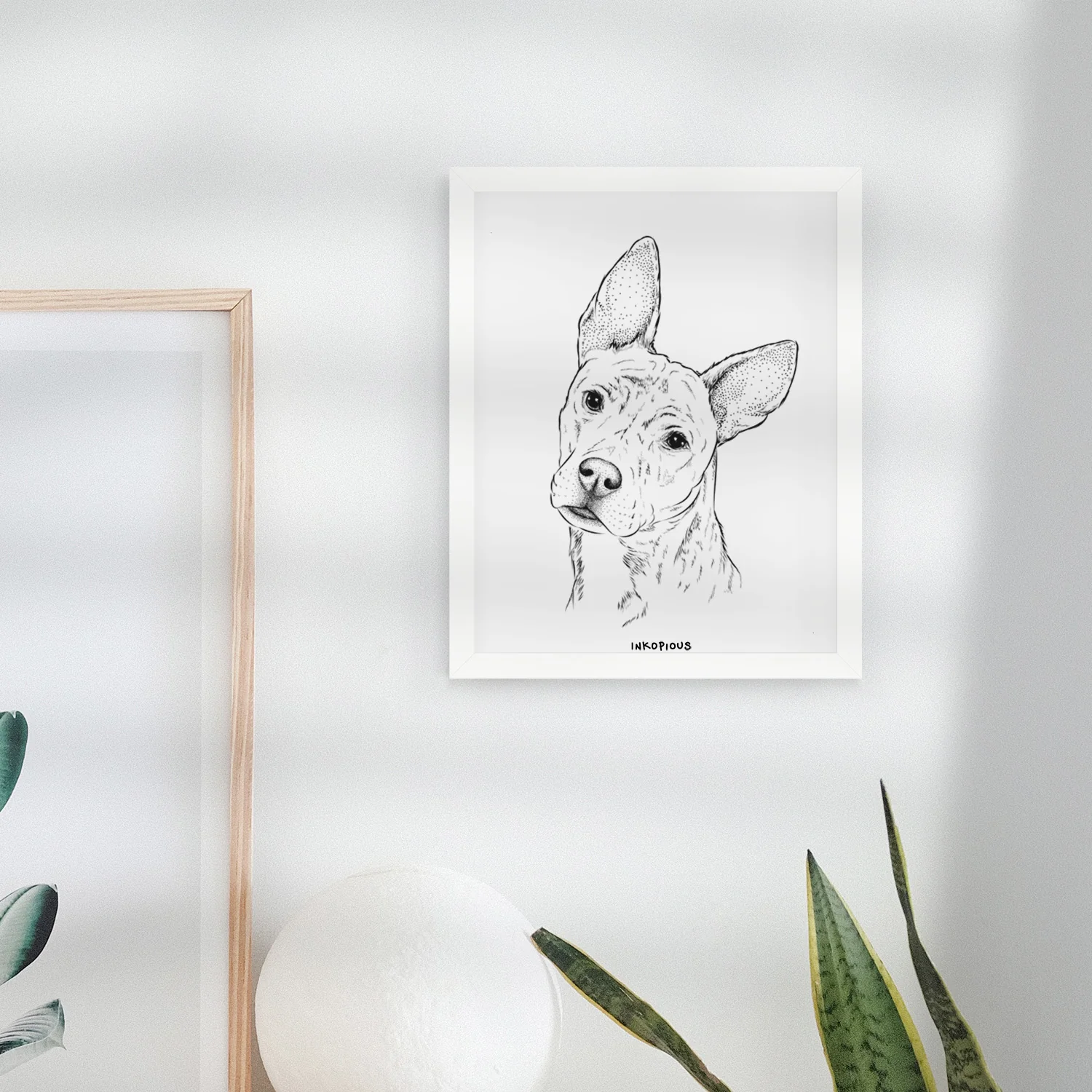 Diesel the Mixed Breed Art Print - Image 4