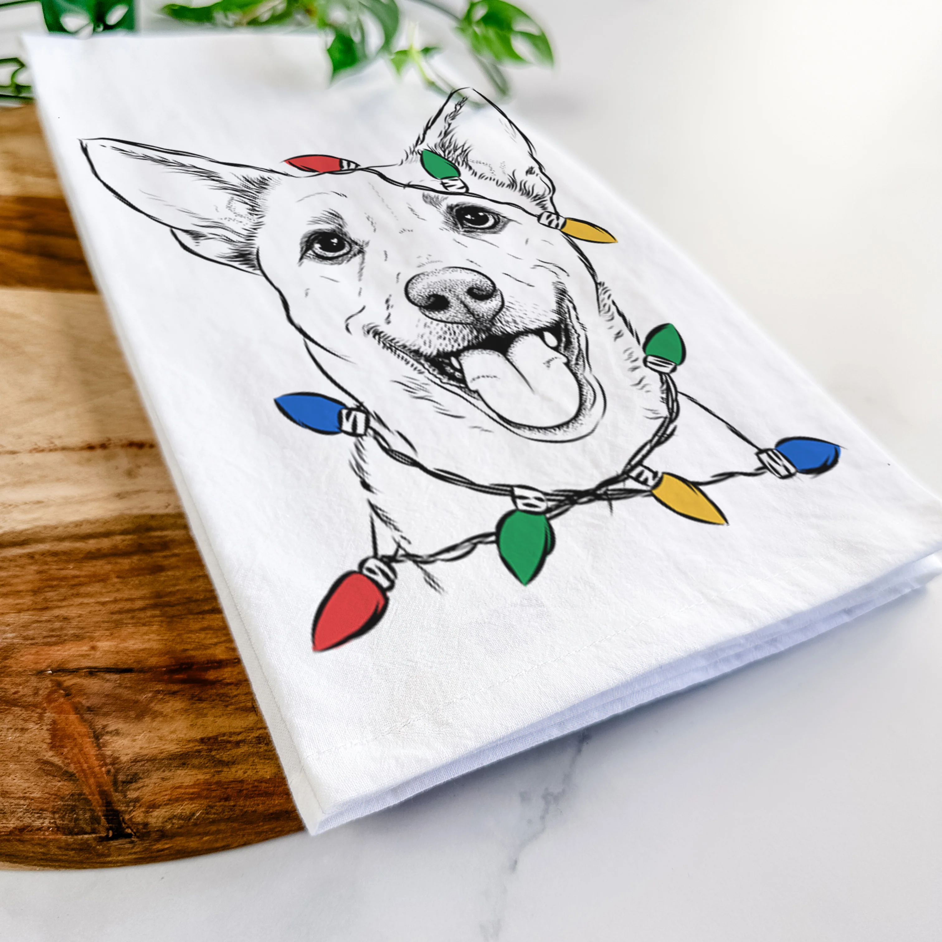 Dinghy the Mixed Breed Tea Towel - Image 10