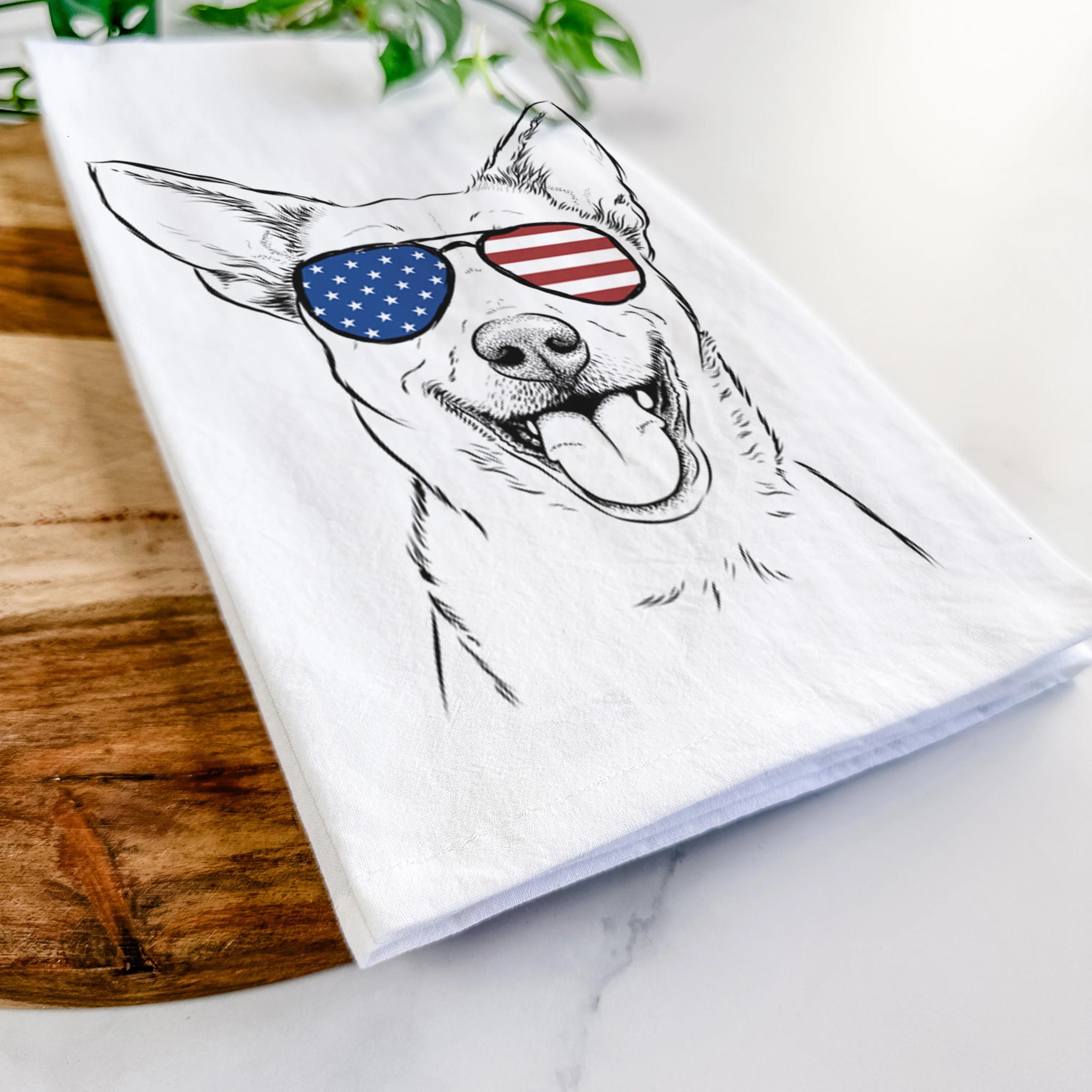 Dinghy the Mixed Breed Tea Towel - Image 12