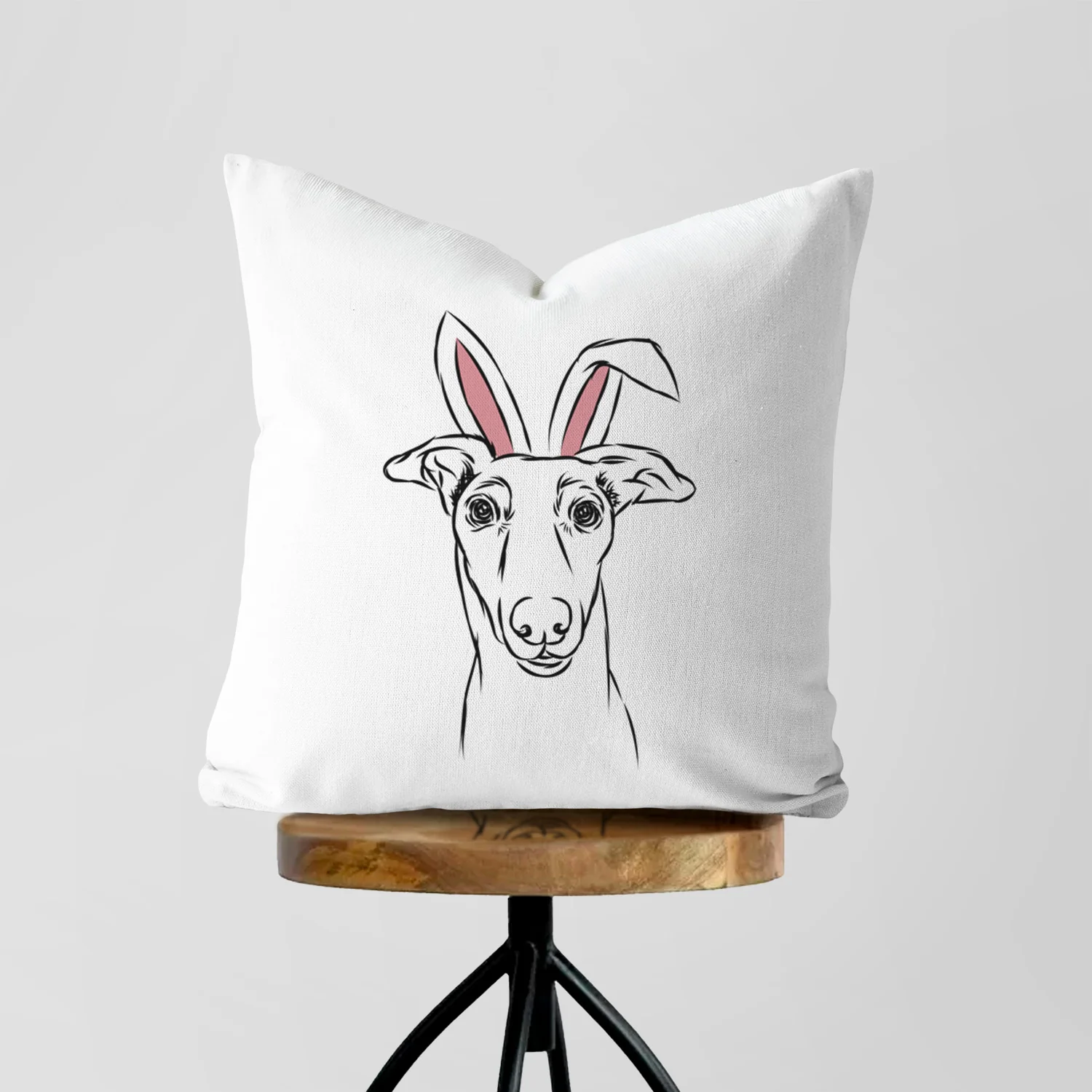 Diva the Greyhound - Throw Pillow Cover - Image 5