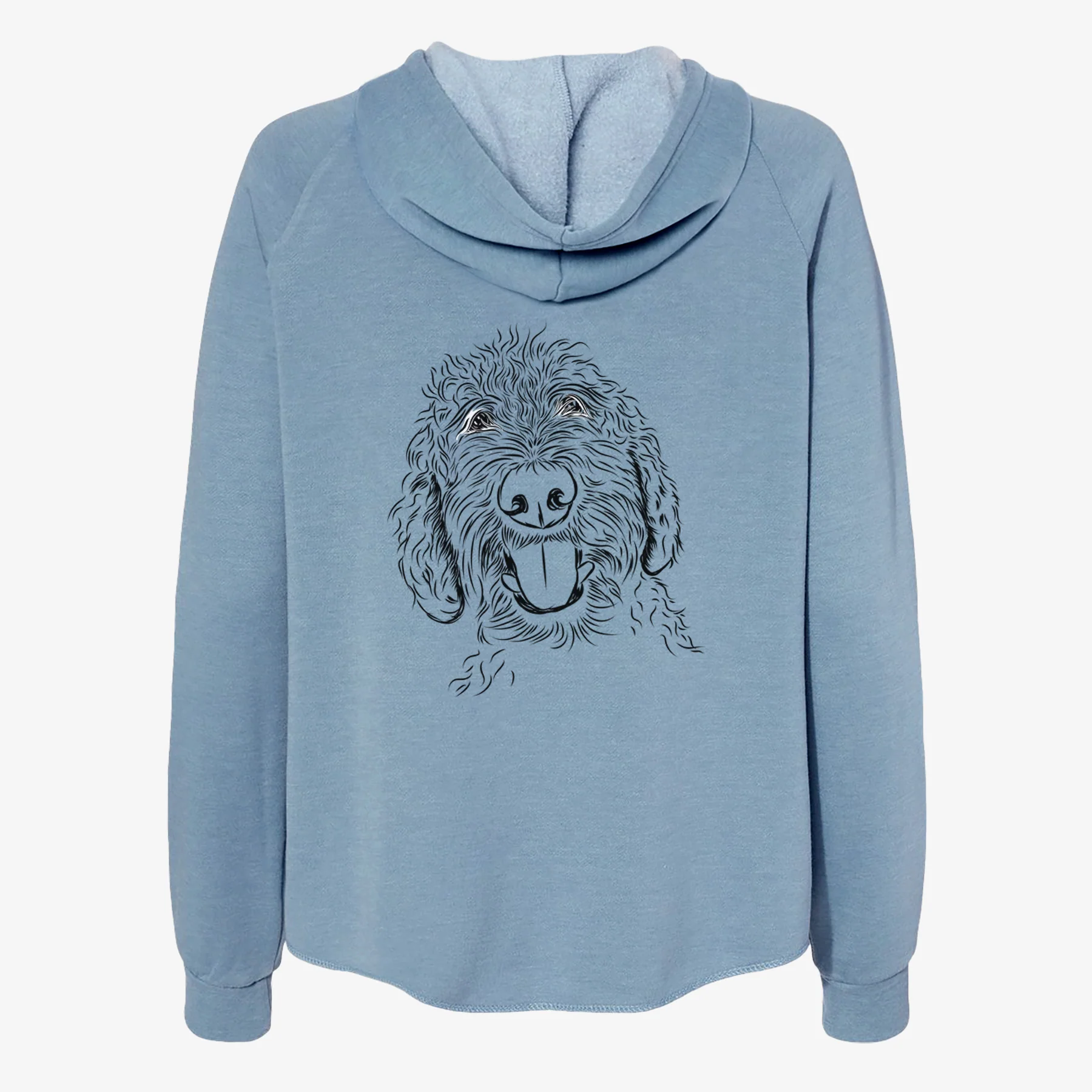 Dixie the Doodle - Women's Cali Wave Zip-Up Sweatshirt - Image 6