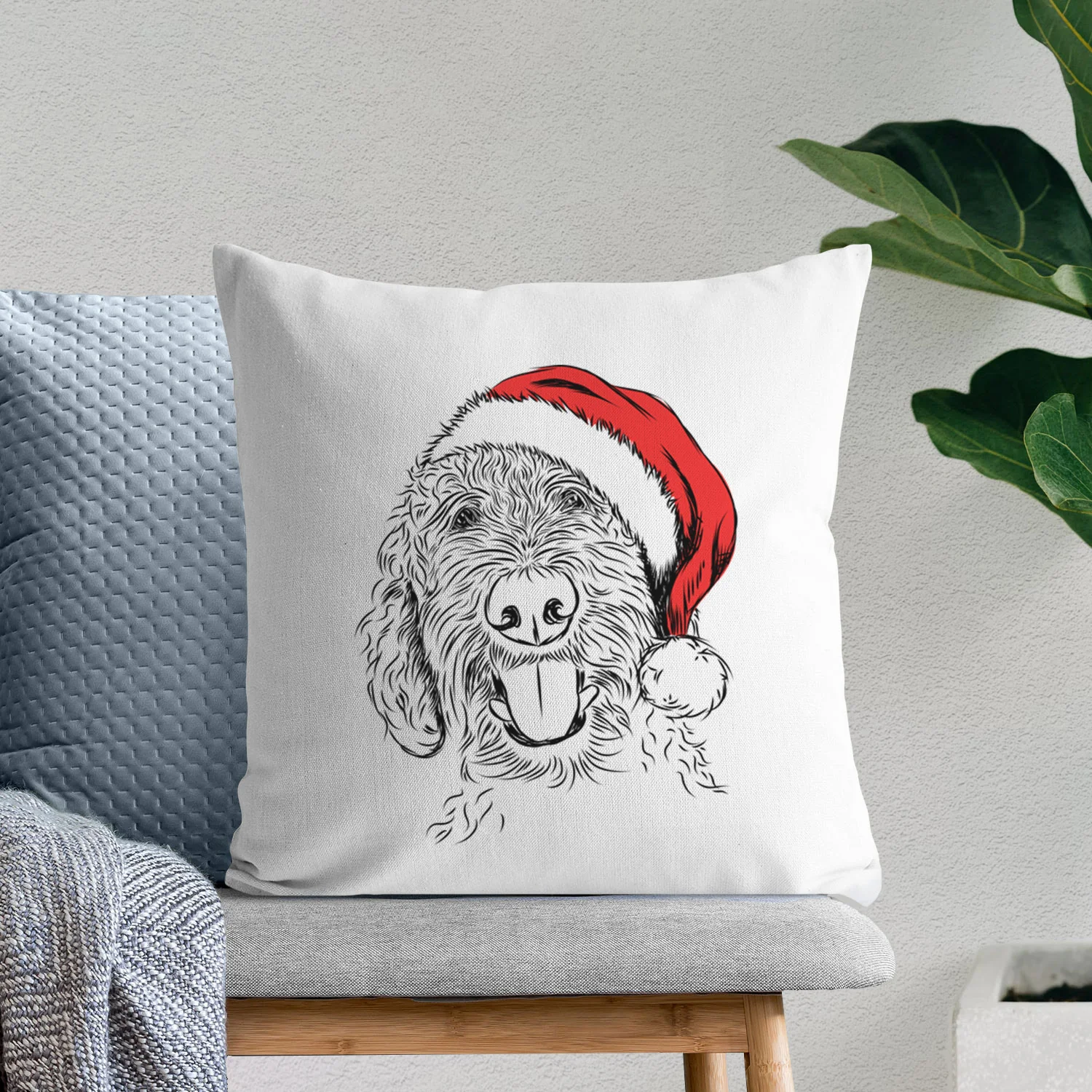 Dixie the Doodle - Throw Pillow Cover - Image 10