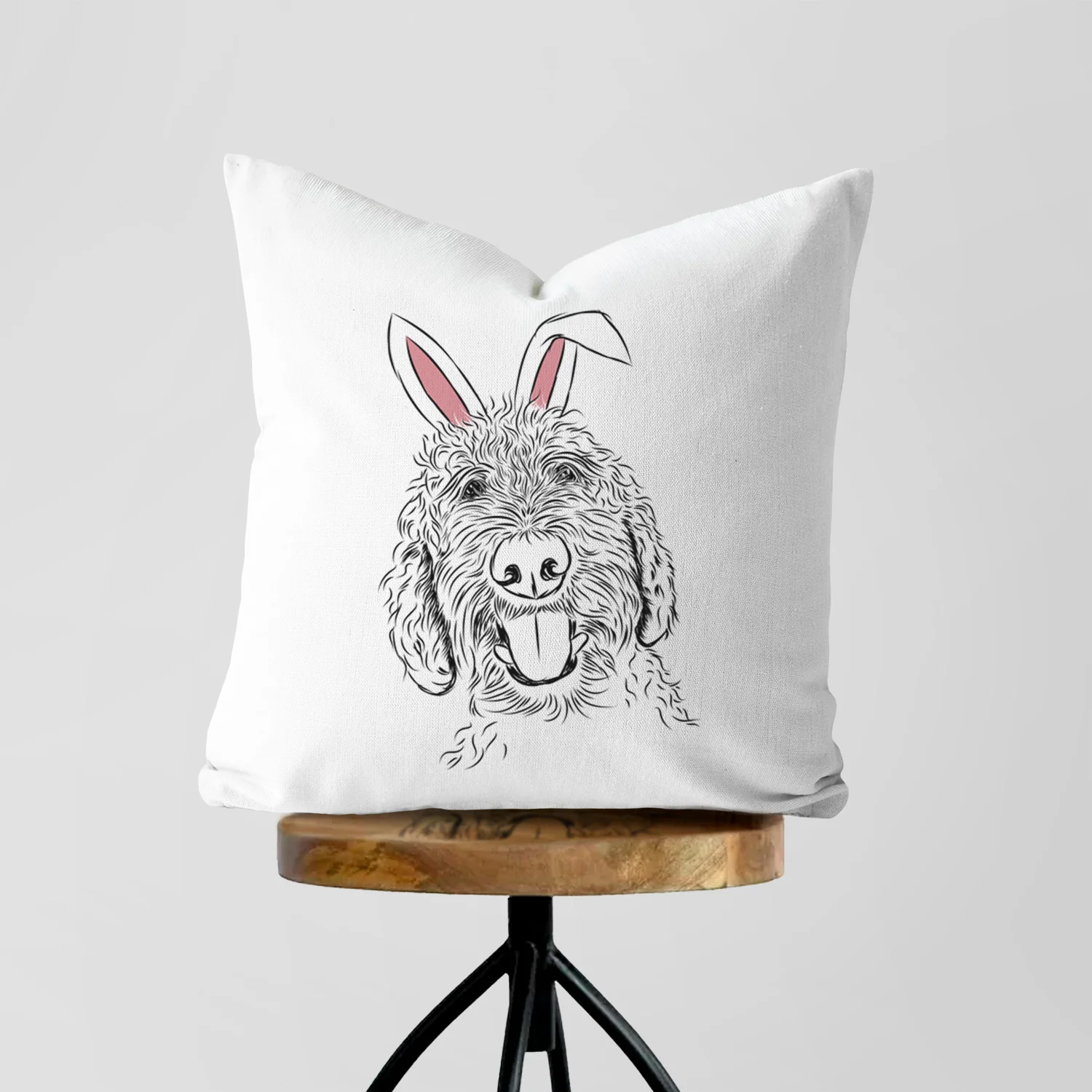 Dixie the Doodle - Throw Pillow Cover - Image 5