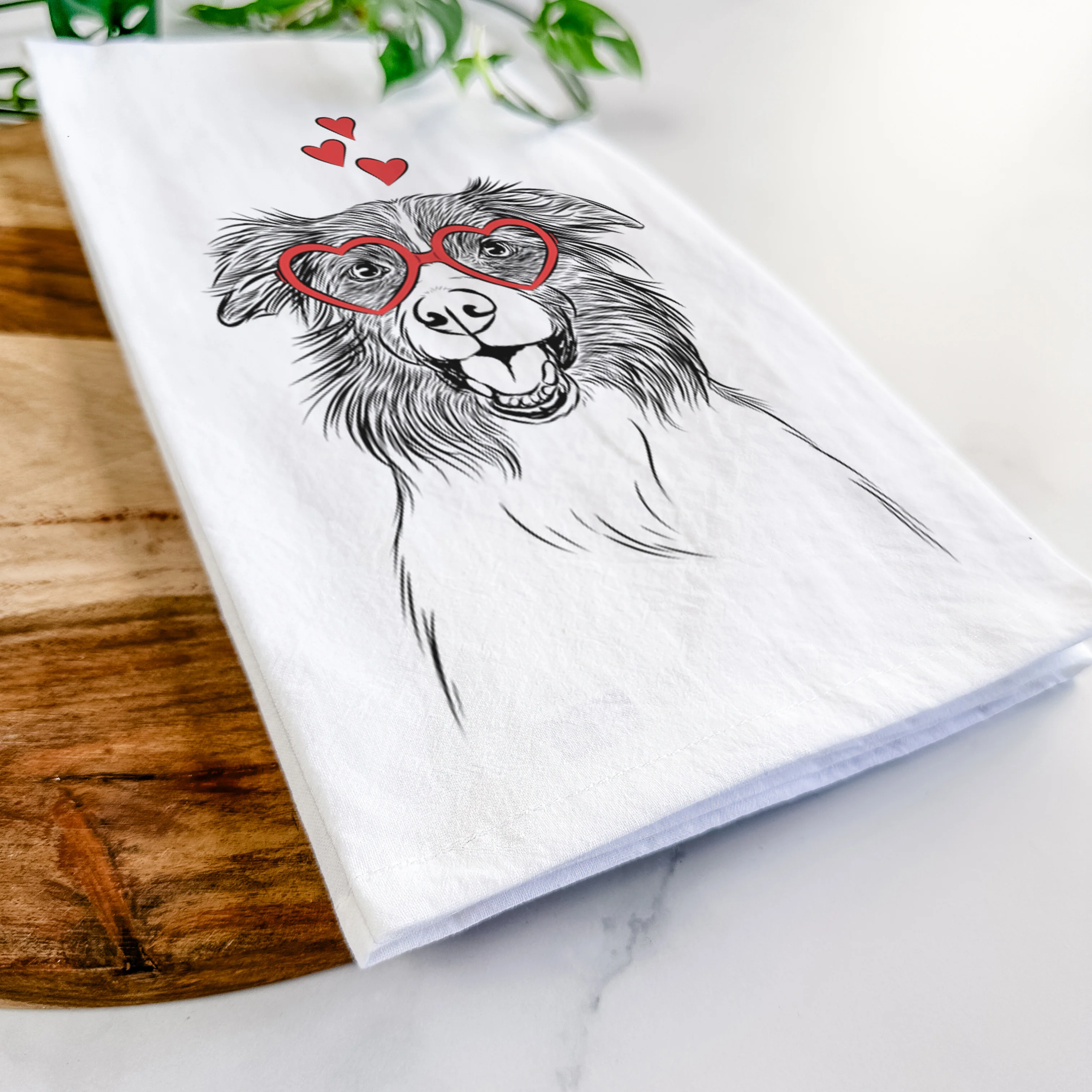 Dizzy the Border Collie Tea Towel - Image 7