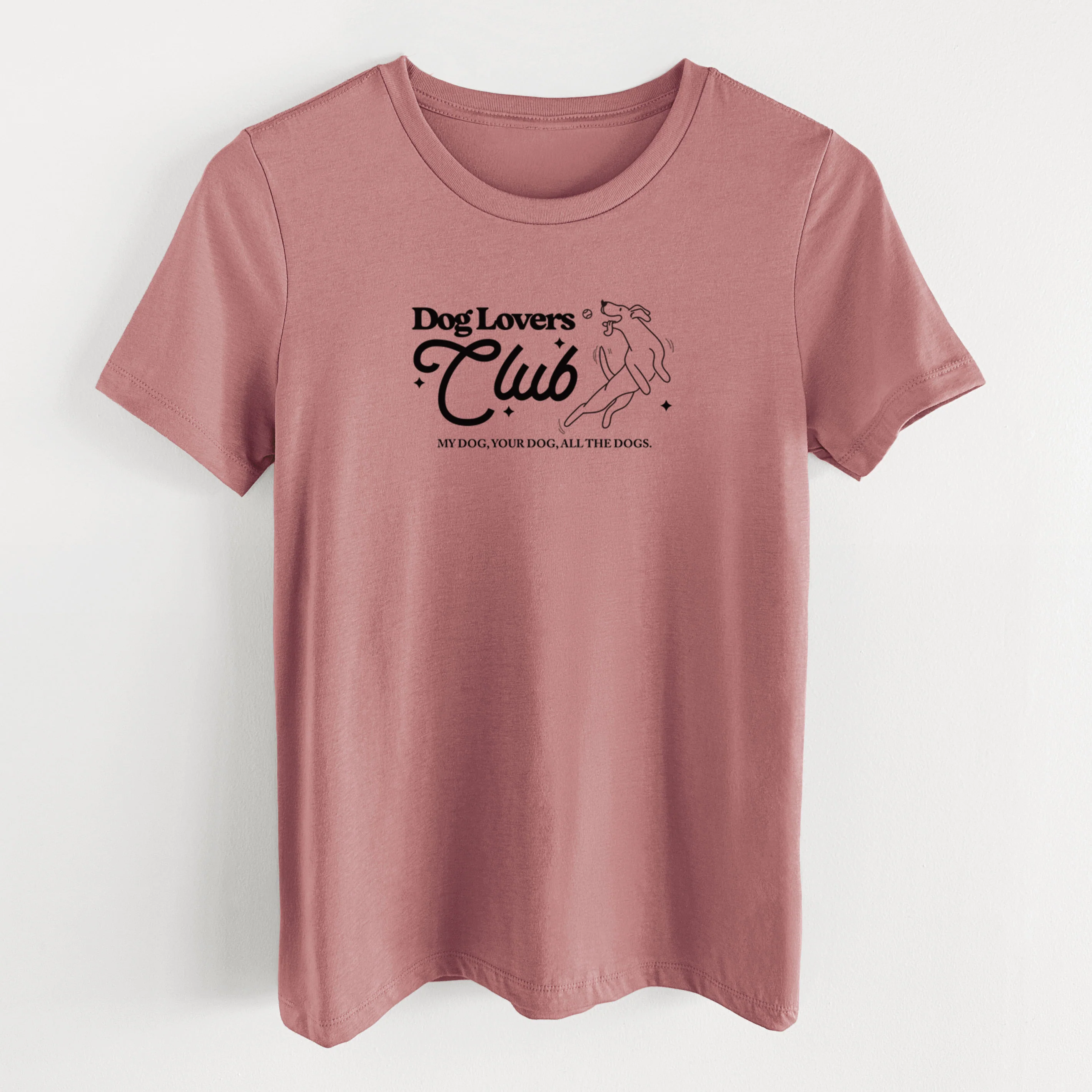 Dog Lovers Club - Women's Lightweight Relaxed Fit 100% Cotton Crewneck - Image 14