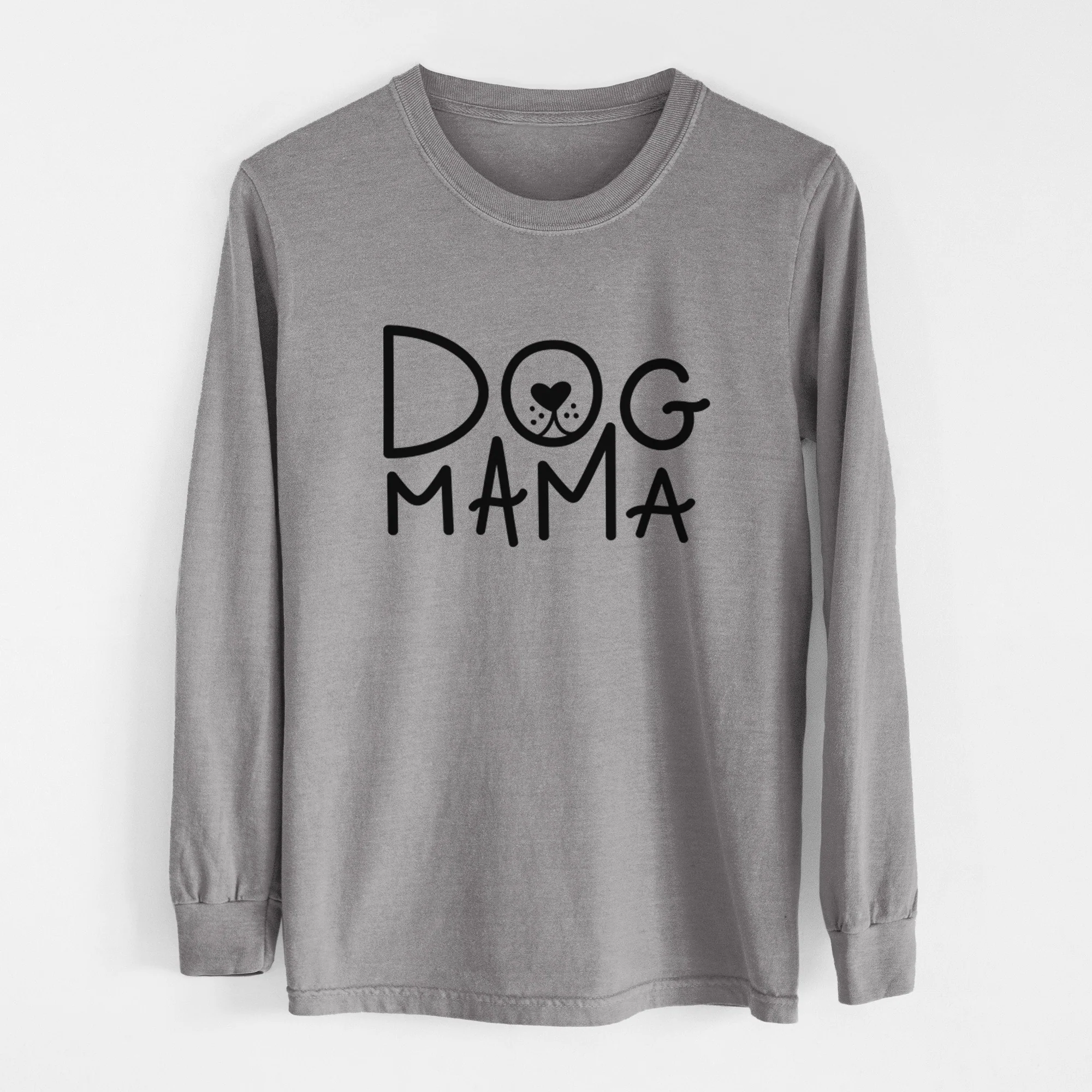Dog Mama - Men's Heavyweight 100% Cotton Long Sleeve - Image 7