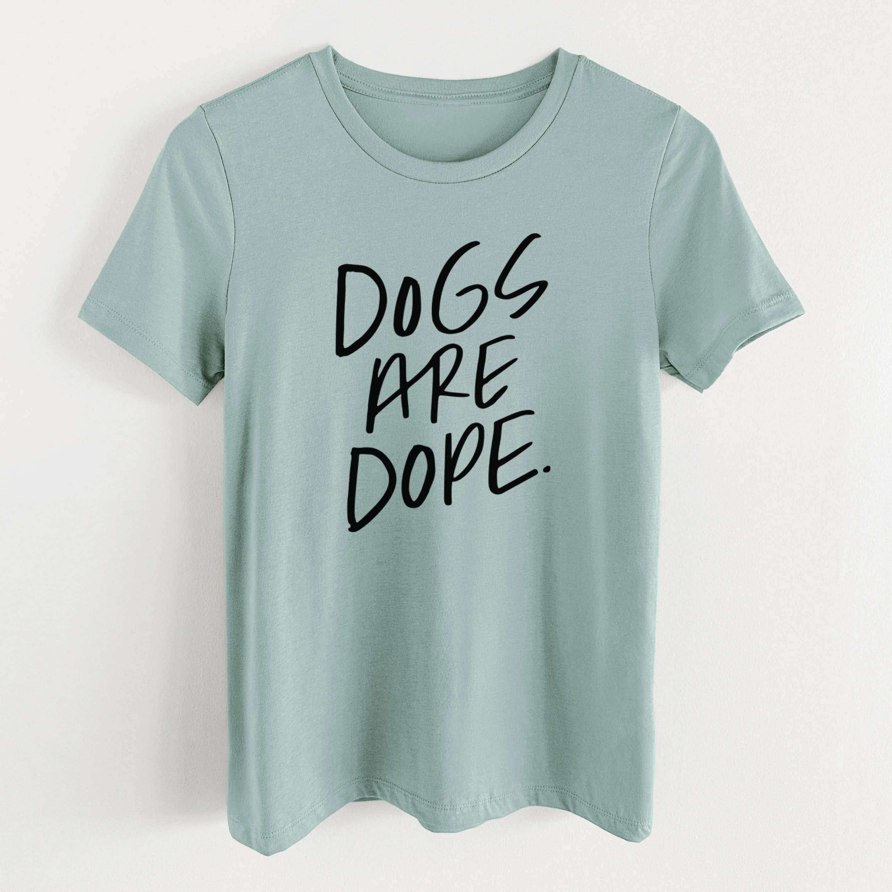 Dogs Are Dope - Women's Lightweight Relaxed Fit 100% Cotton Crewneck - Image 10