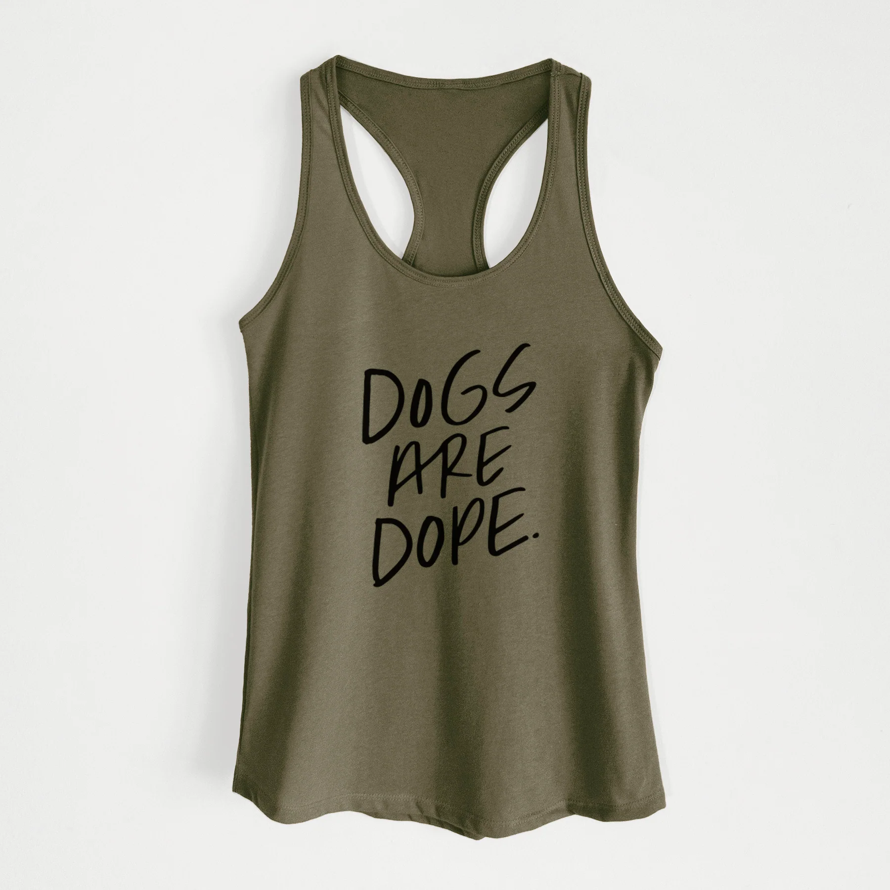 Dogs Are Dope - Women's Racerback Tanktop - Image 5