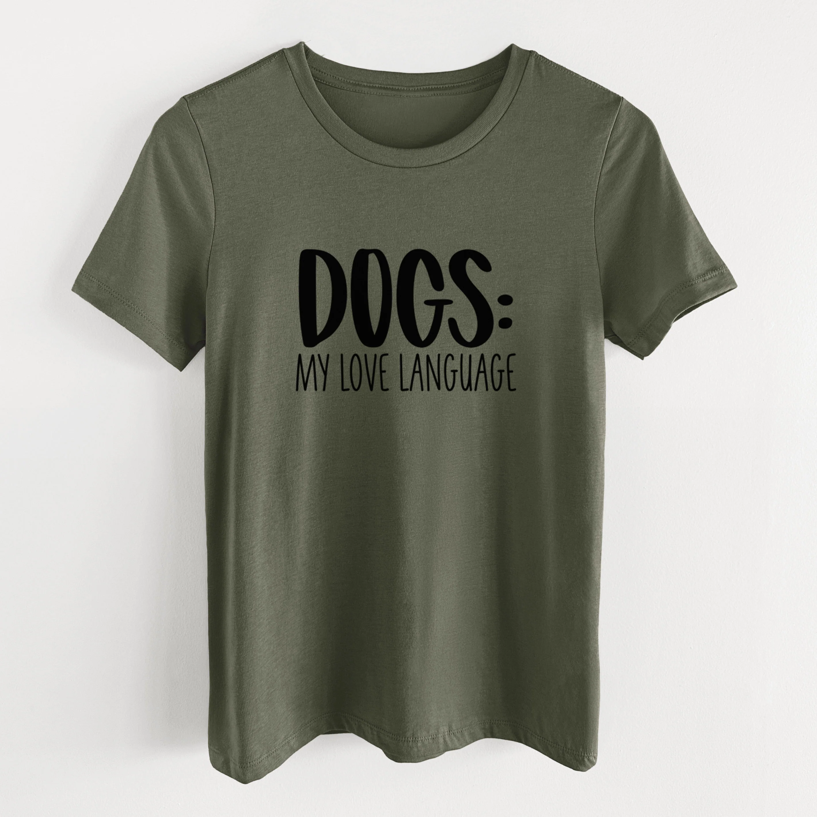 Dogs: My Love Language - Women's Lightweight Relaxed Fit 100% Cotton Crewneck - Image 12
