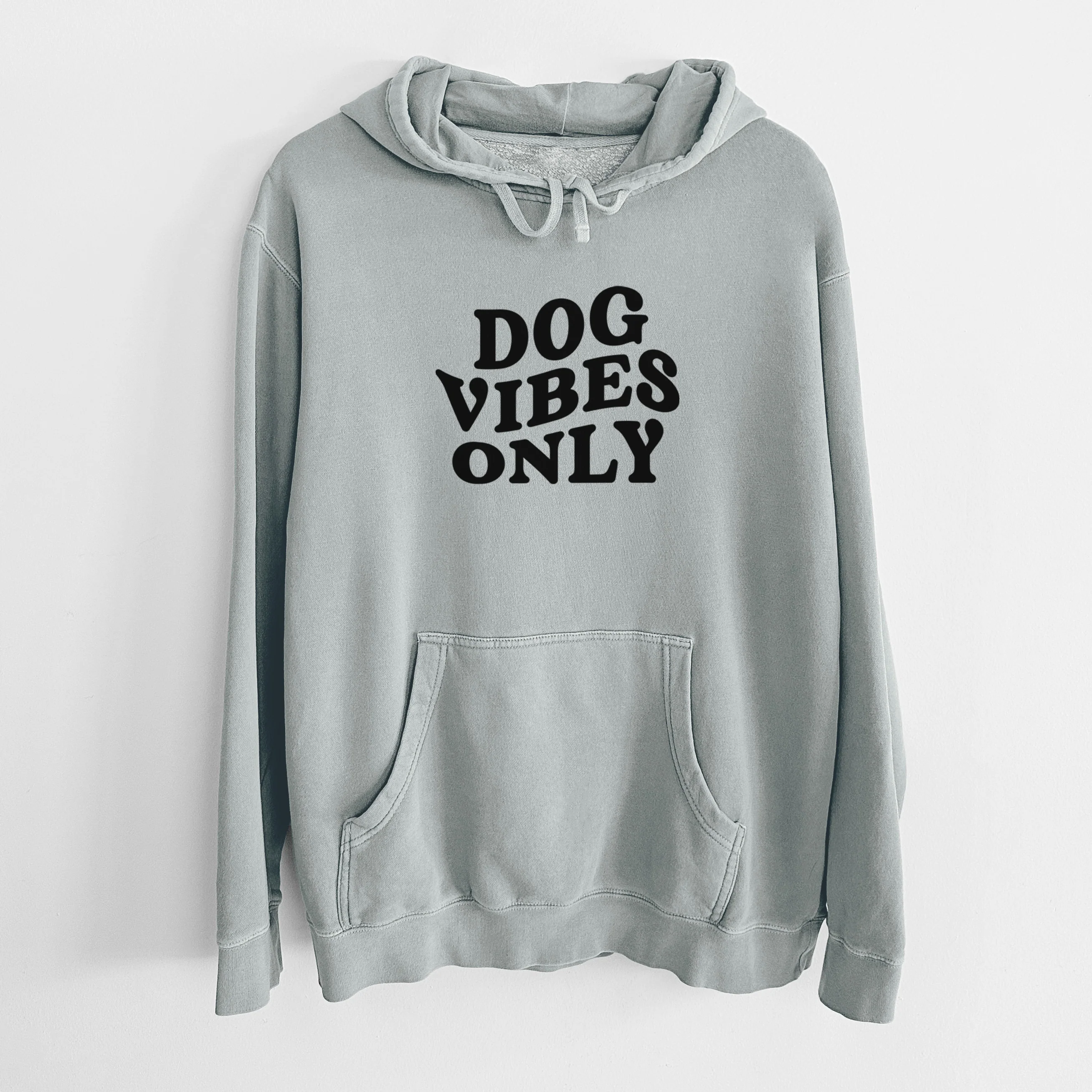 Dog Vibes Only - Unisex Pigment Dyed Hoodie - Image 8
