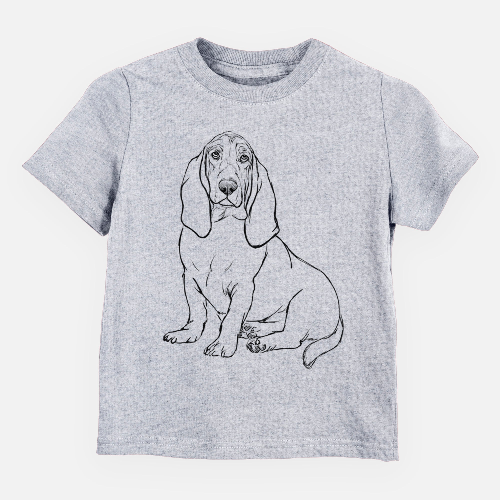 Doodled Blueberry the Basset Hound - Kids/Youth/Toddler Shirt
