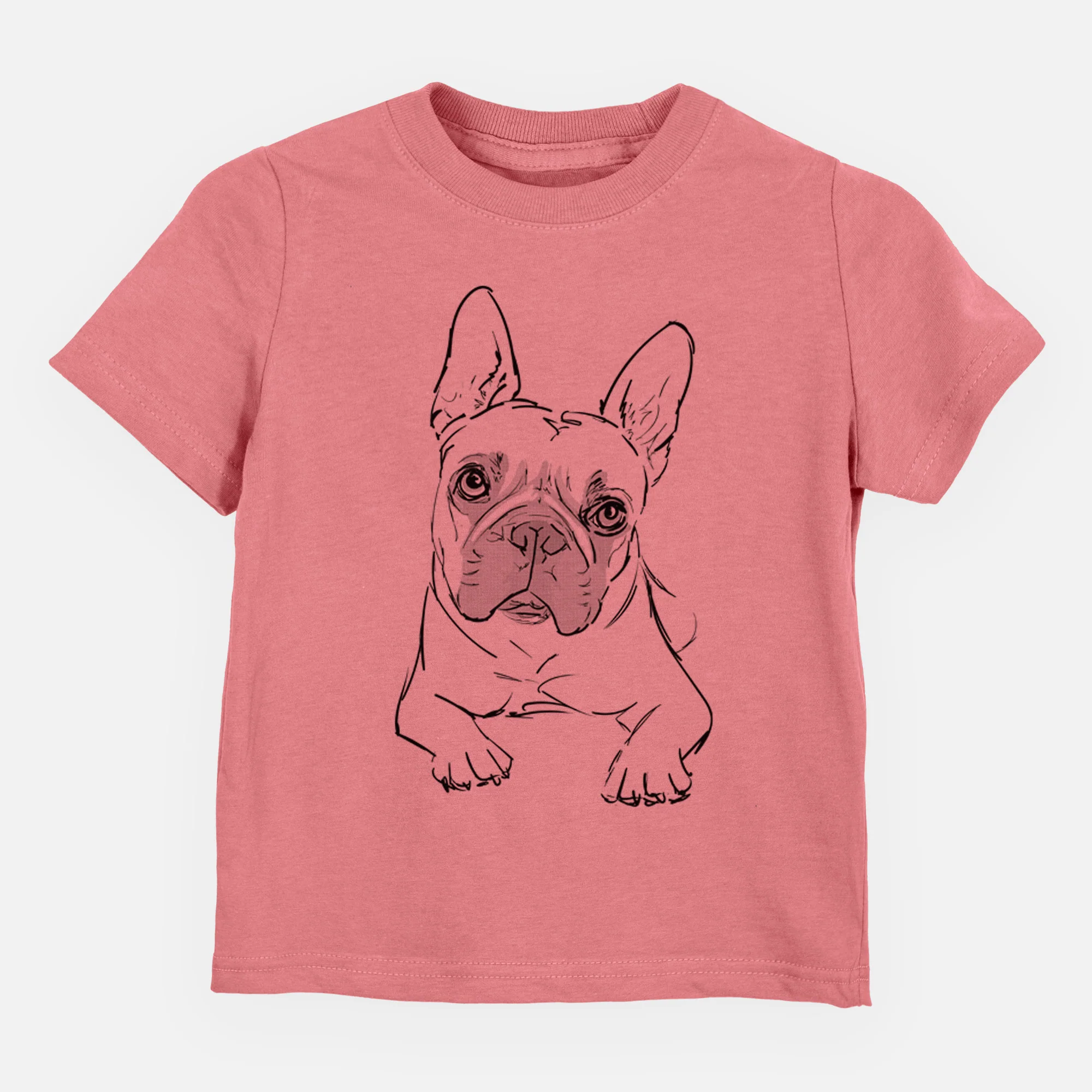 Doodled Buster the French Bulldog - Kids/Youth/Toddler Shirt - Image 6