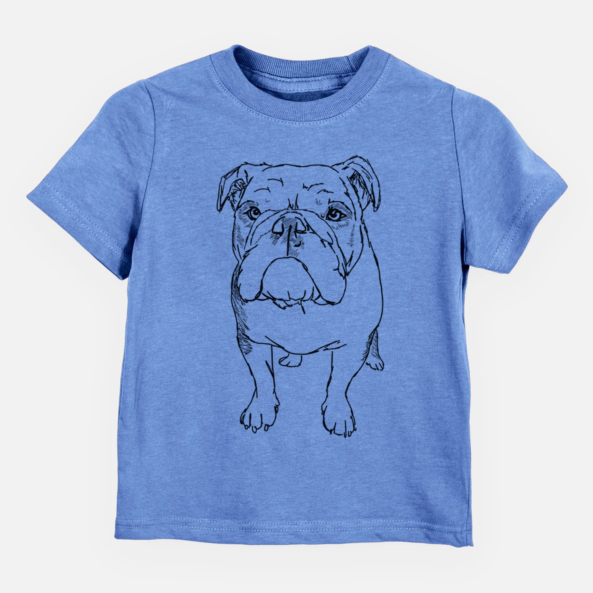 Doodled Henry the English Bulldog - Kids/Youth/Toddler Shirt - Image 5