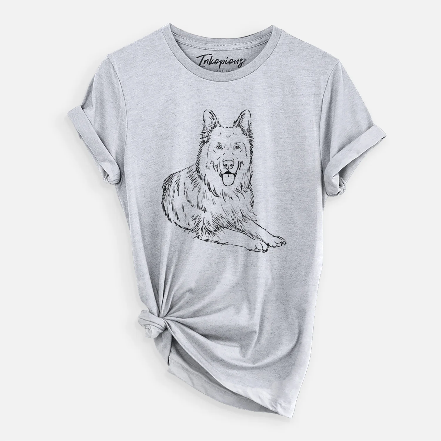 Doodled Jaxs the German Shepherd - Unisex Crewneck - Image 3