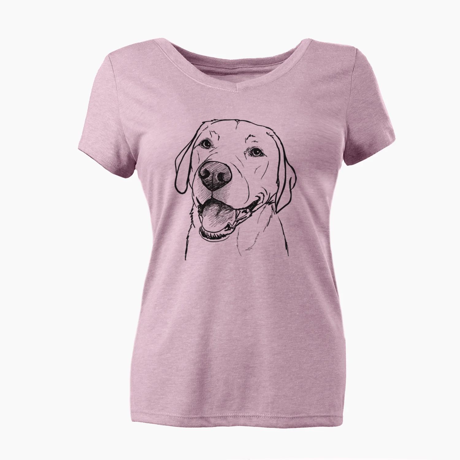 Doodled Jimmy the Larbrador Retriever - Women's Perfect V-neck Shirt - Image 2