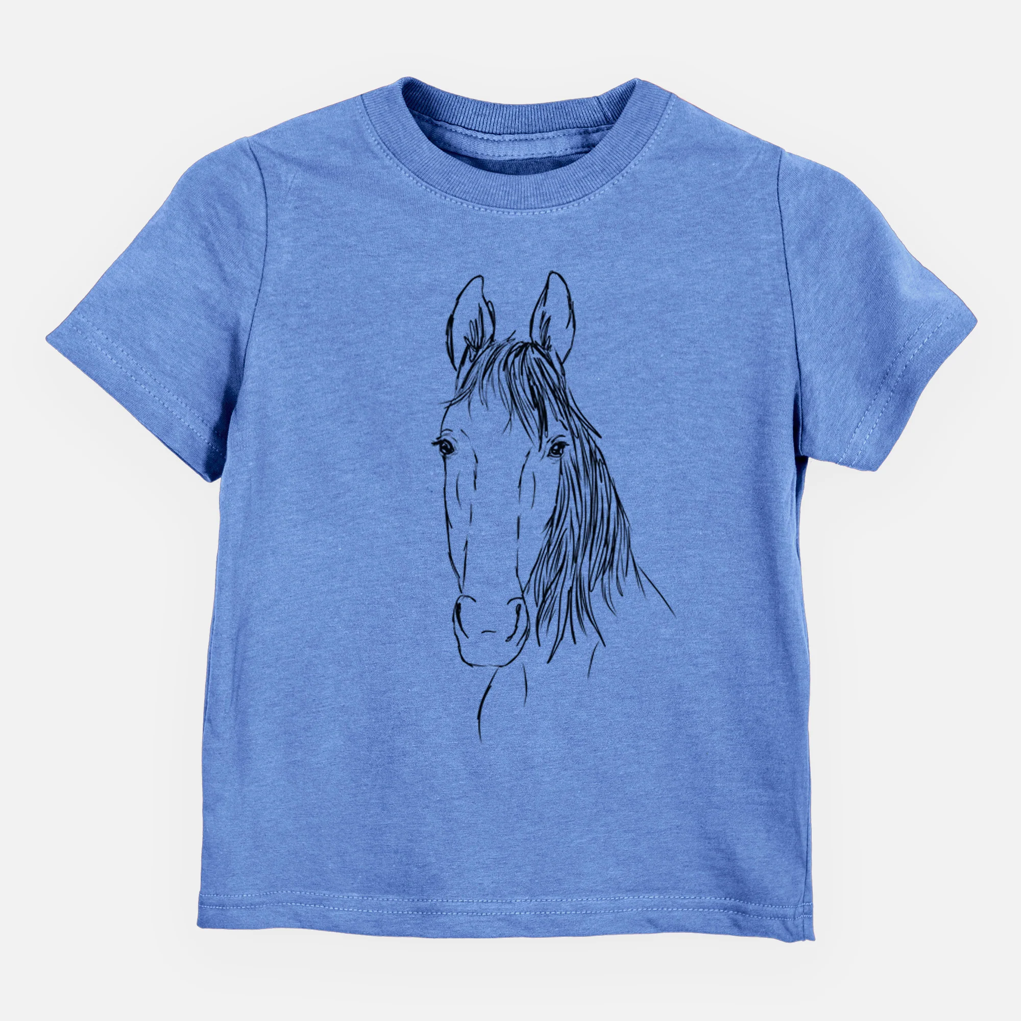 Doodled Socks Will Dew the American Standardbred Horse - Kids/Youth/Toddler Shirt - Image 5
