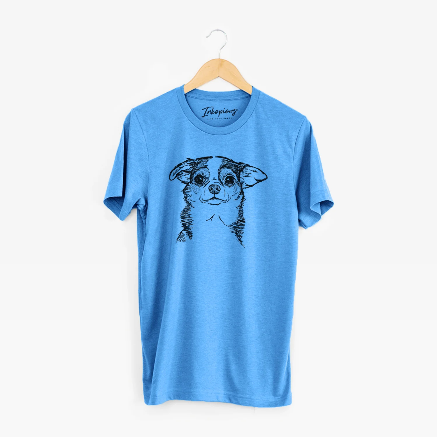 Doodled Worm the Chihuahua - Unisex Crewneck - Image 4