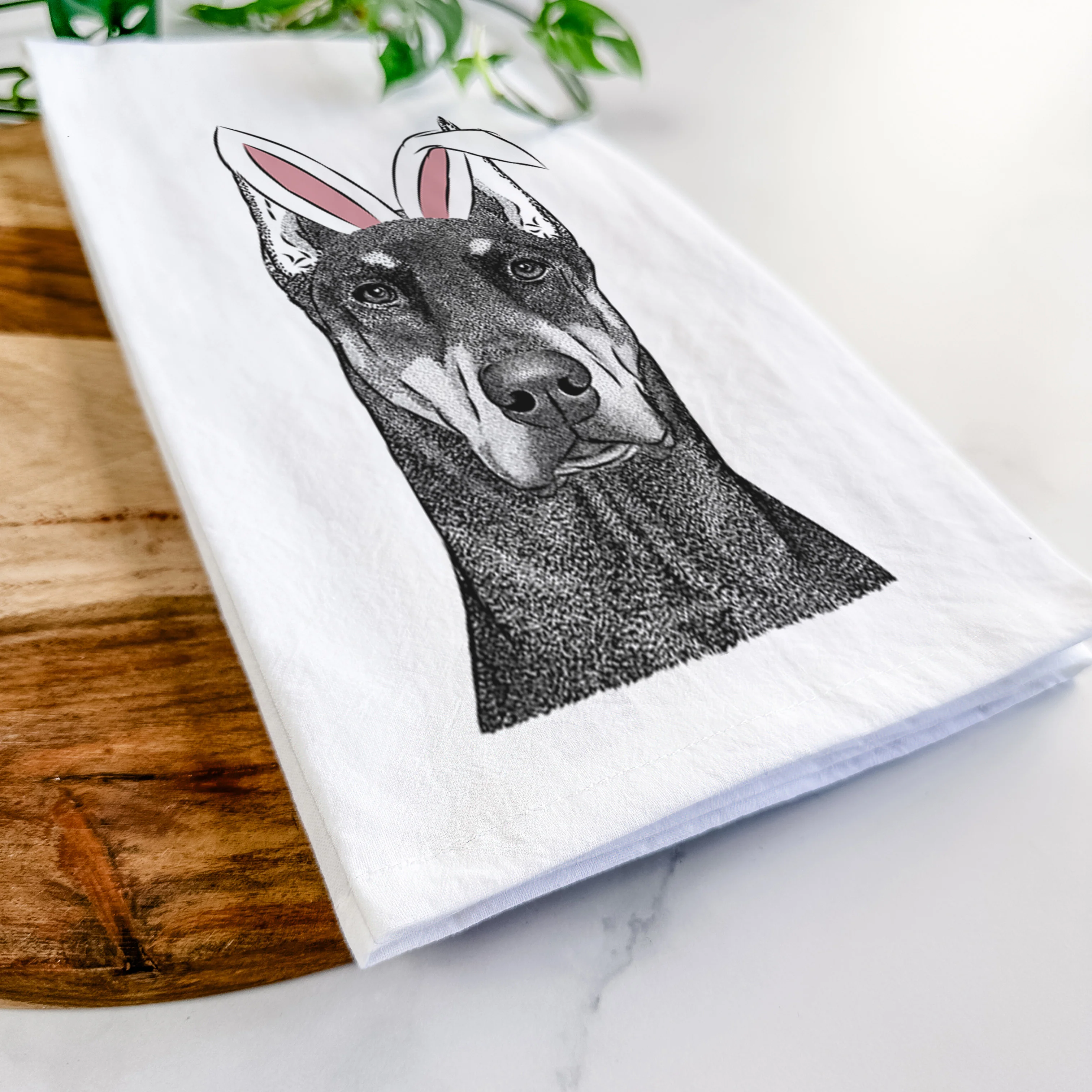 Drake the Doberman Pinscher Tea Towel - Image 14