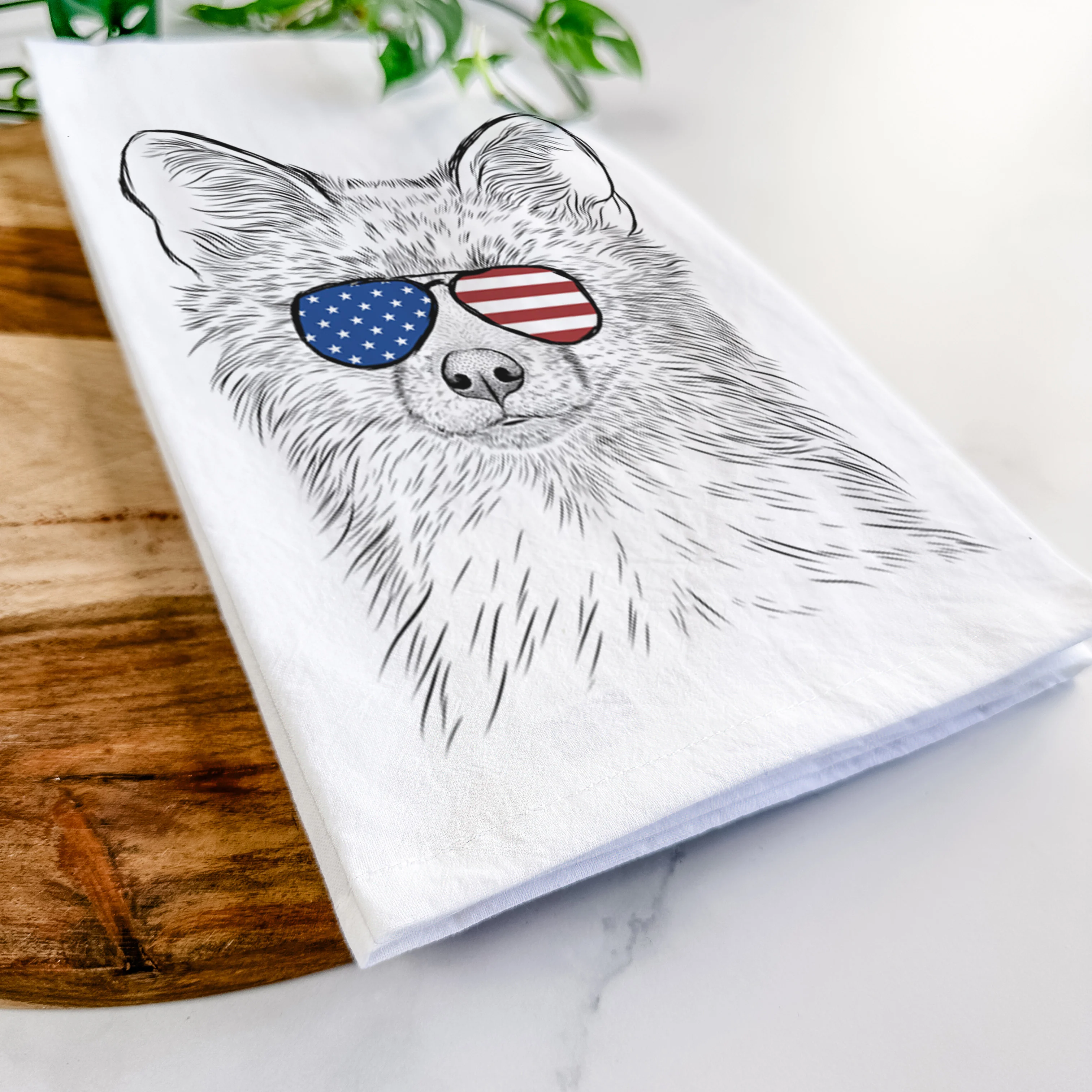 Drax the Red Fox Tea Towel - Image 12