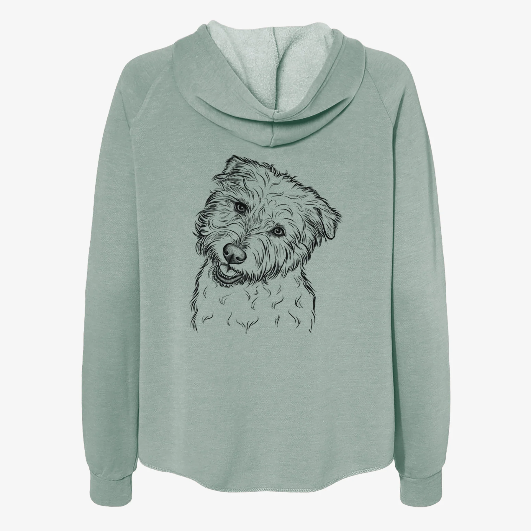 Duffy the Glen of Imaal Terrier - Women's Cali Wave Zip-Up Sweatshirt - Image 4