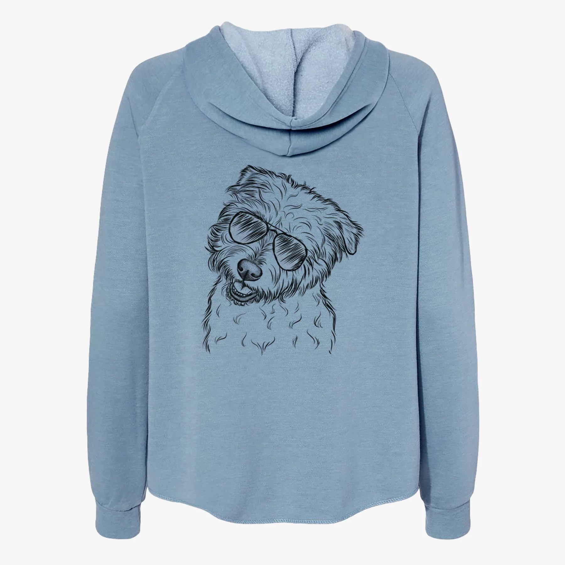 Duffy the Glen of Imaal Terrier - Women's Cali Wave Zip-Up Sweatshirt - Image 9