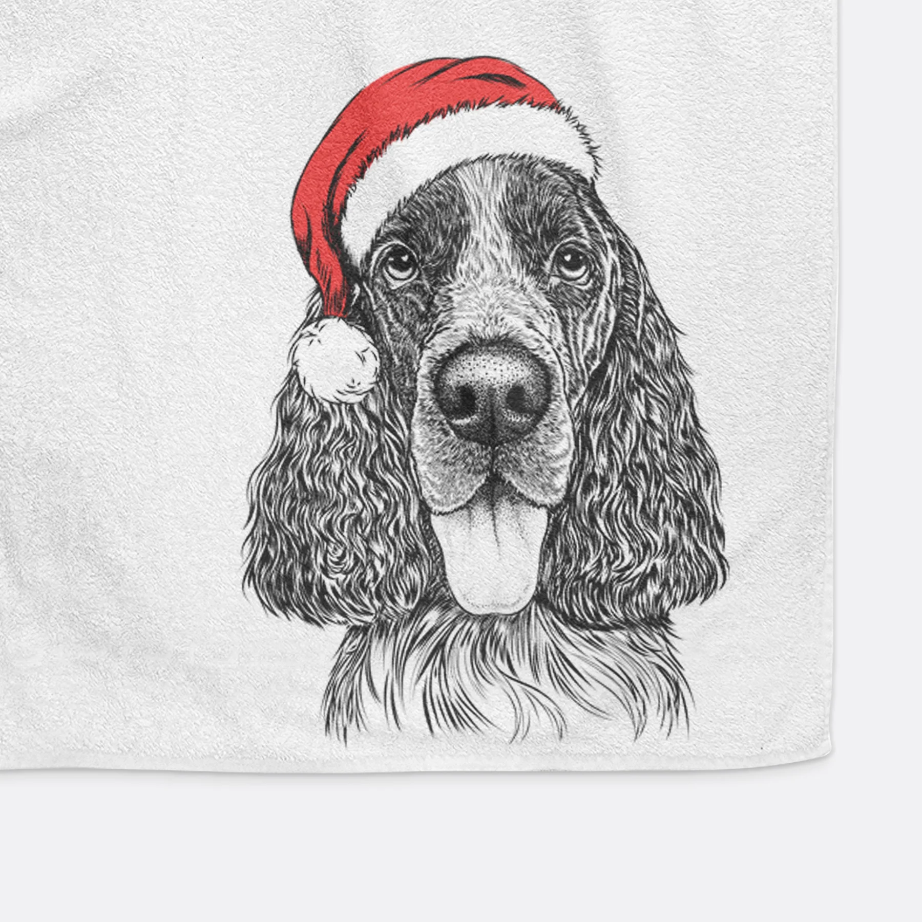 Duke the English Springer Spaniel Decorative Hand Towel - Image 10