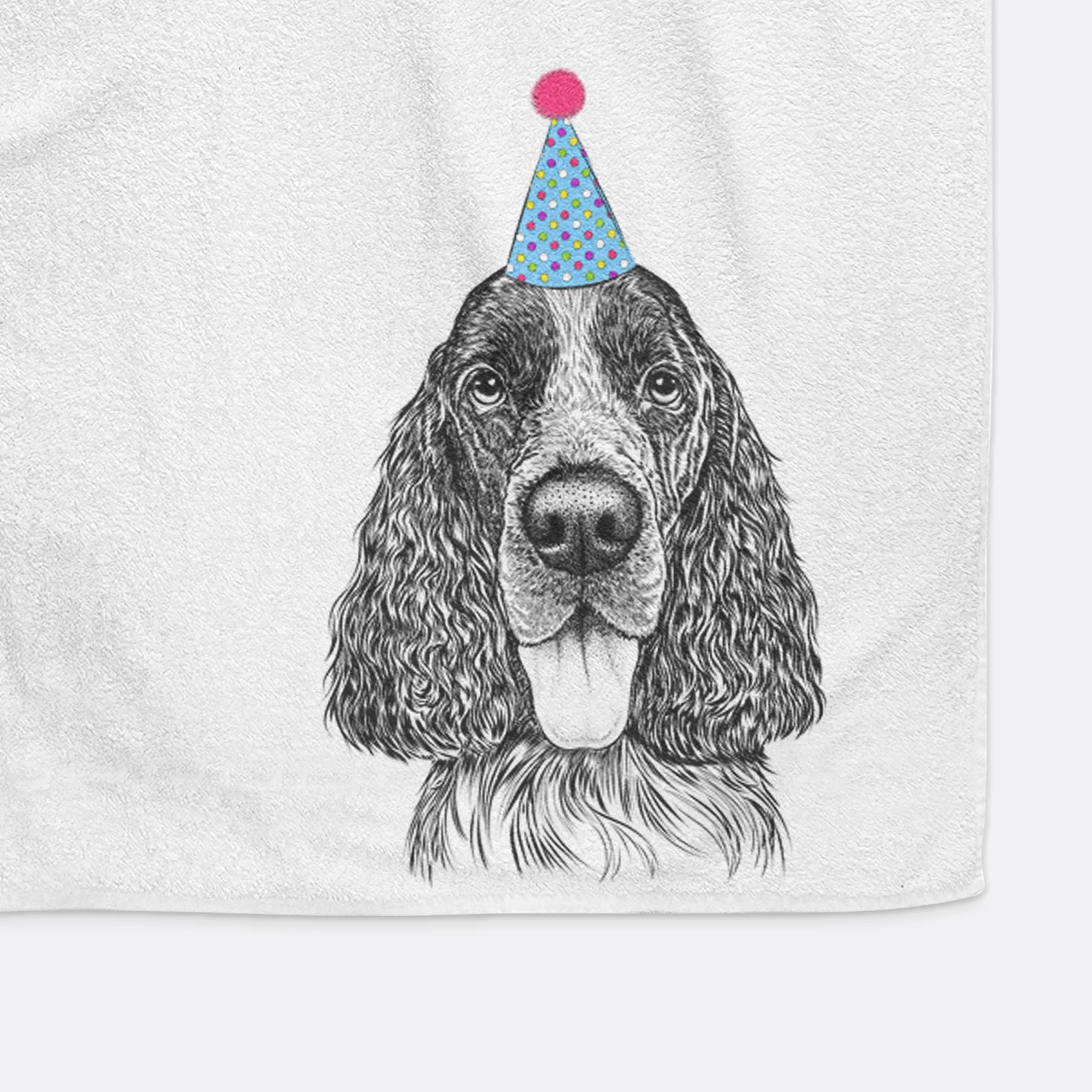 Duke the English Springer Spaniel Decorative Hand Towel - Image 16