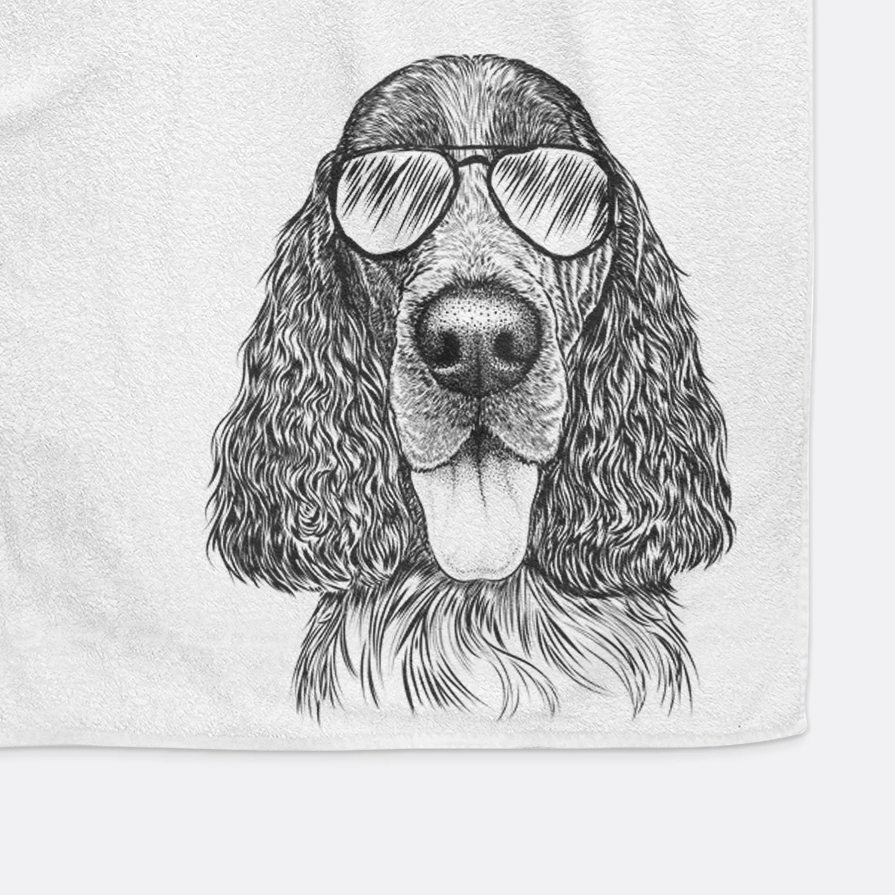 Duke the English Springer Spaniel Decorative Hand Towel - Image 8