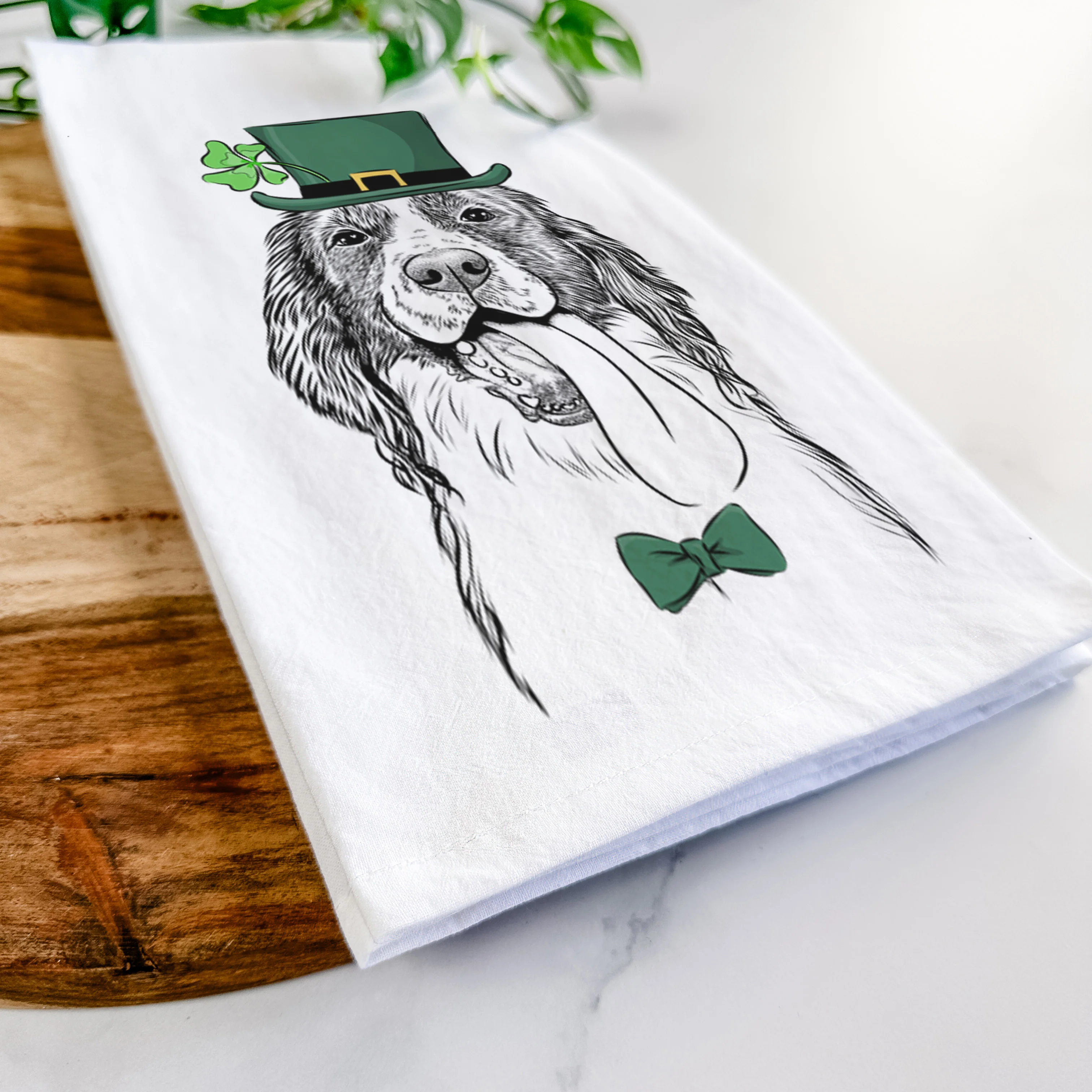 Duke the English Springer Spaniel Tea Towel - Image 13