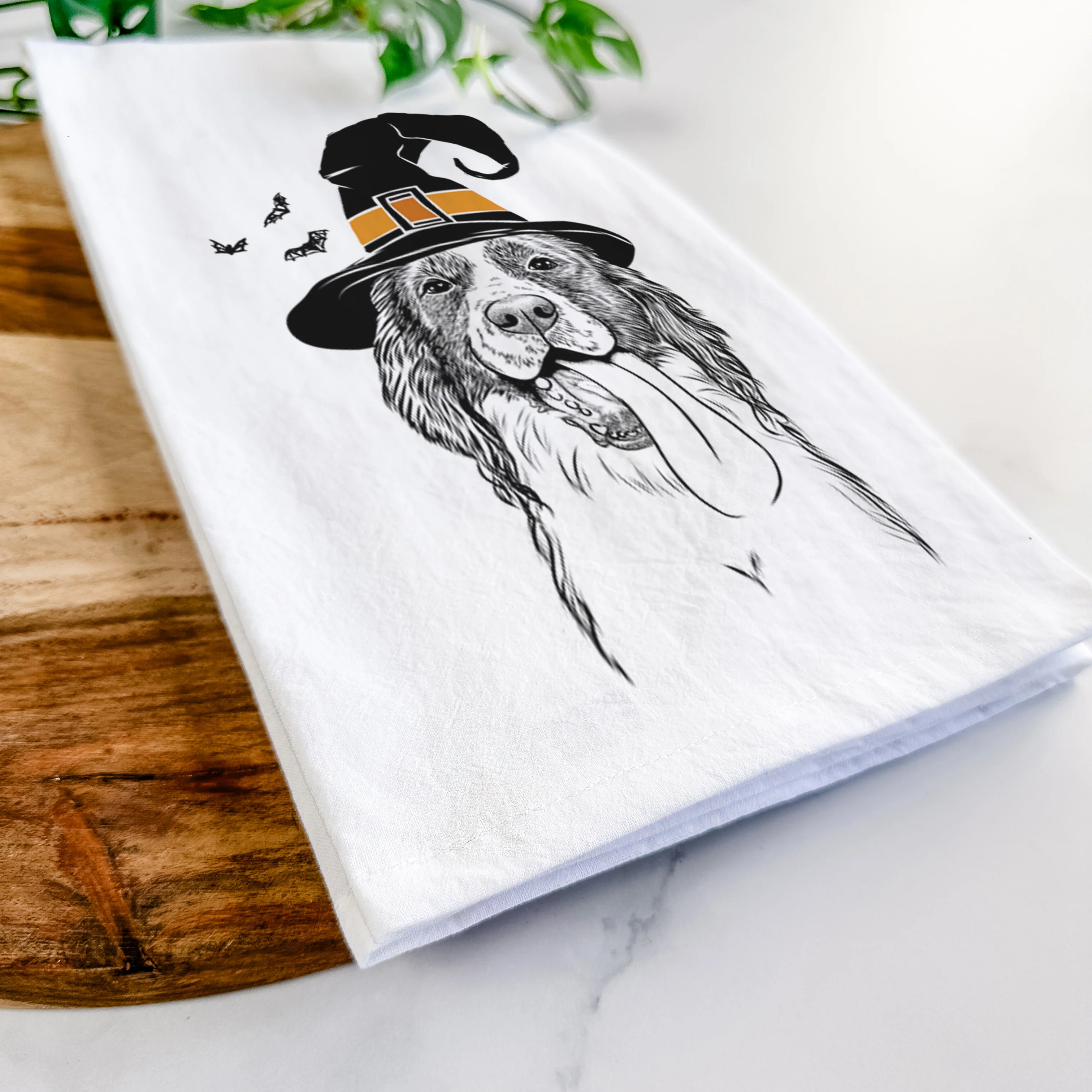 Duke the English Springer Spaniel Tea Towel - Image 8