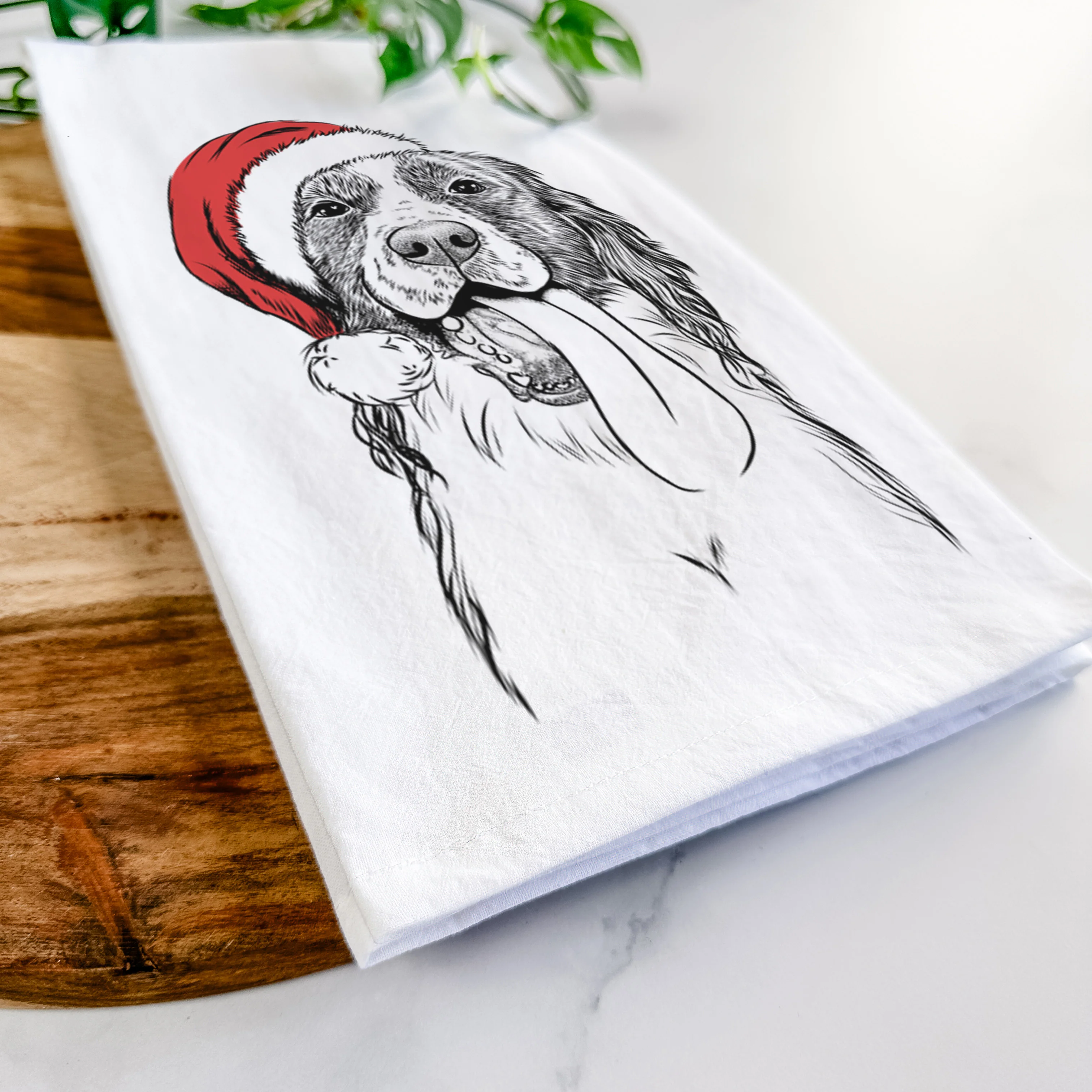 Duke the English Springer Spaniel Tea Towel - Image 9