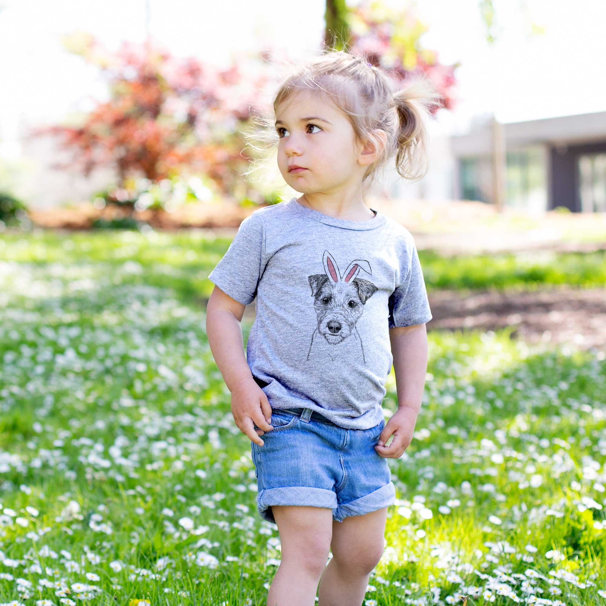 Easter Bogart the Parson Russell Terrier - Kids/Youth/Toddler Shirt - Image 3
