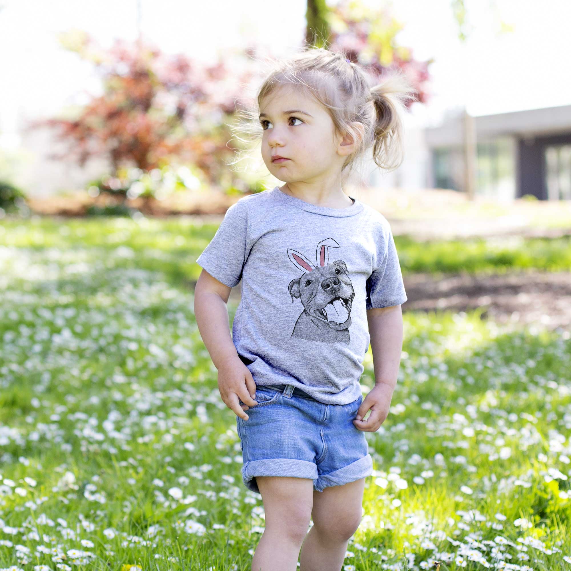 Easter Eloise the Pitbull Mix - Kids/Youth/Toddler Shirt - Image 2