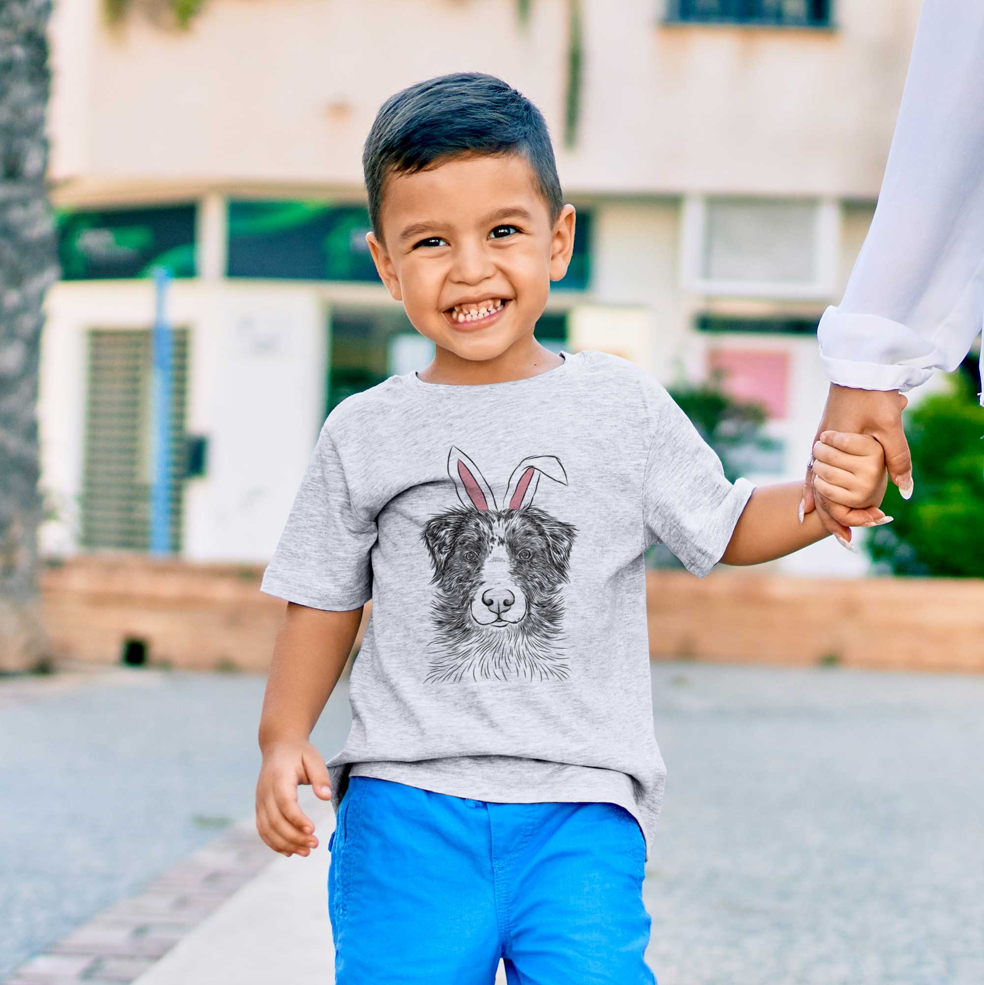 Easter Gram the Australian Shepherd - Kids/Youth/Toddler Shirt - Image 2