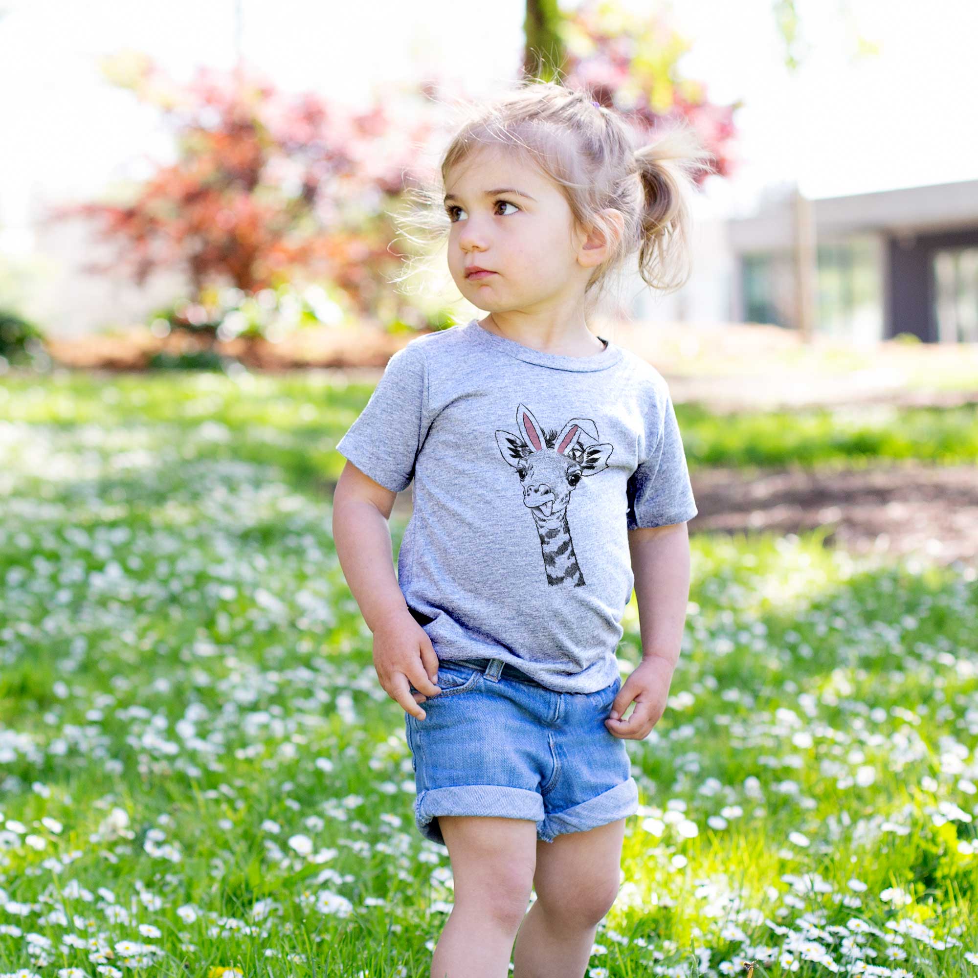 Easter Mel the Baby Giraffe - Kids/Youth/Toddler Shirt - Image 3