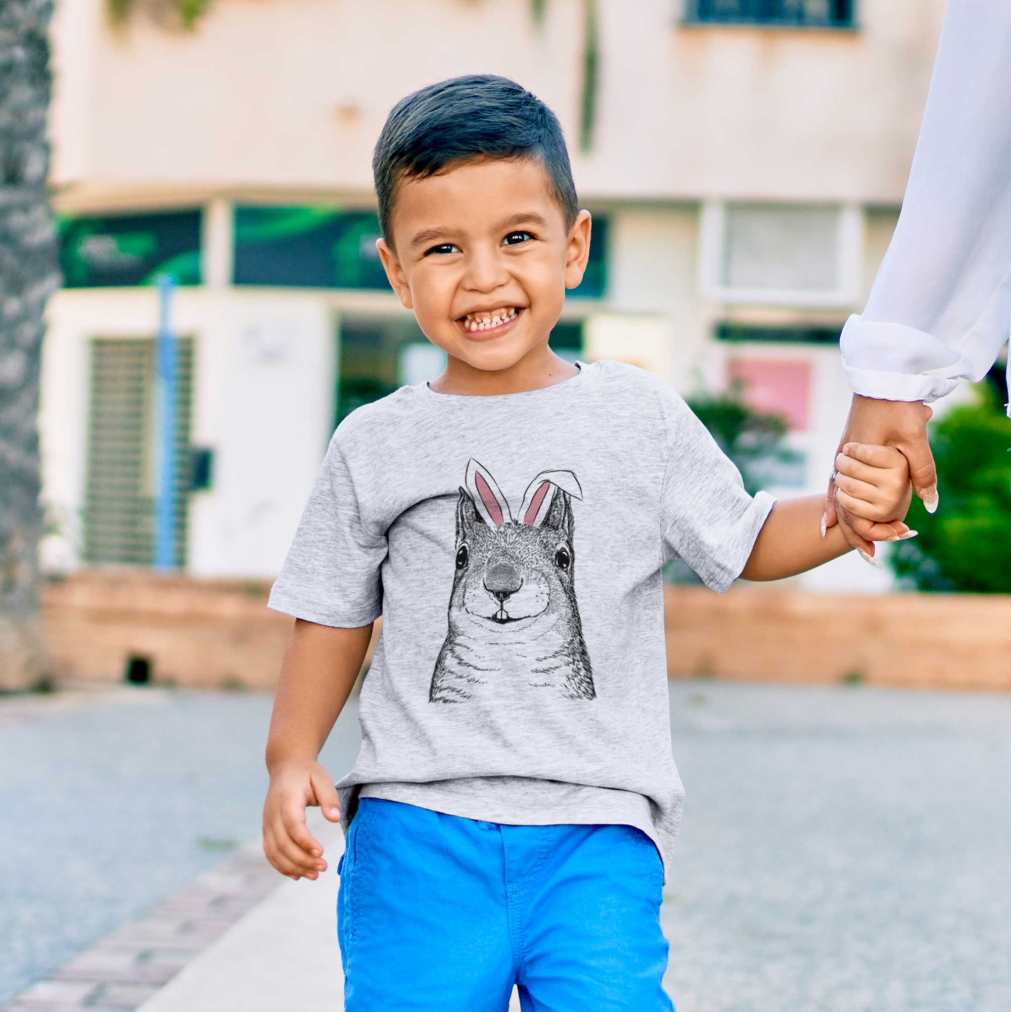 Easter Nibbles the Squirrel - Kids/Youth/Toddler Shirt - Image 2