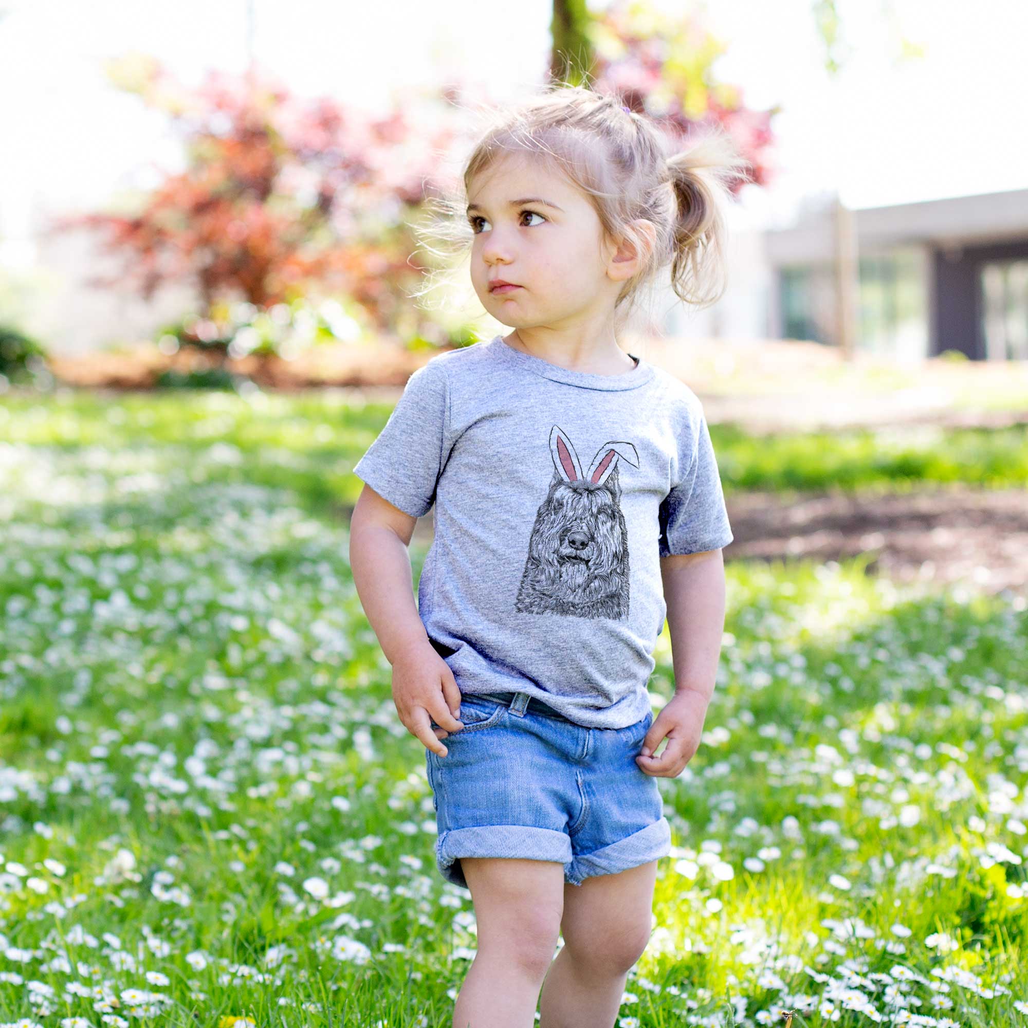 Easter Sabre the Bouvier Des Flandres - Kids/Youth/Toddler Shirt - Image 3