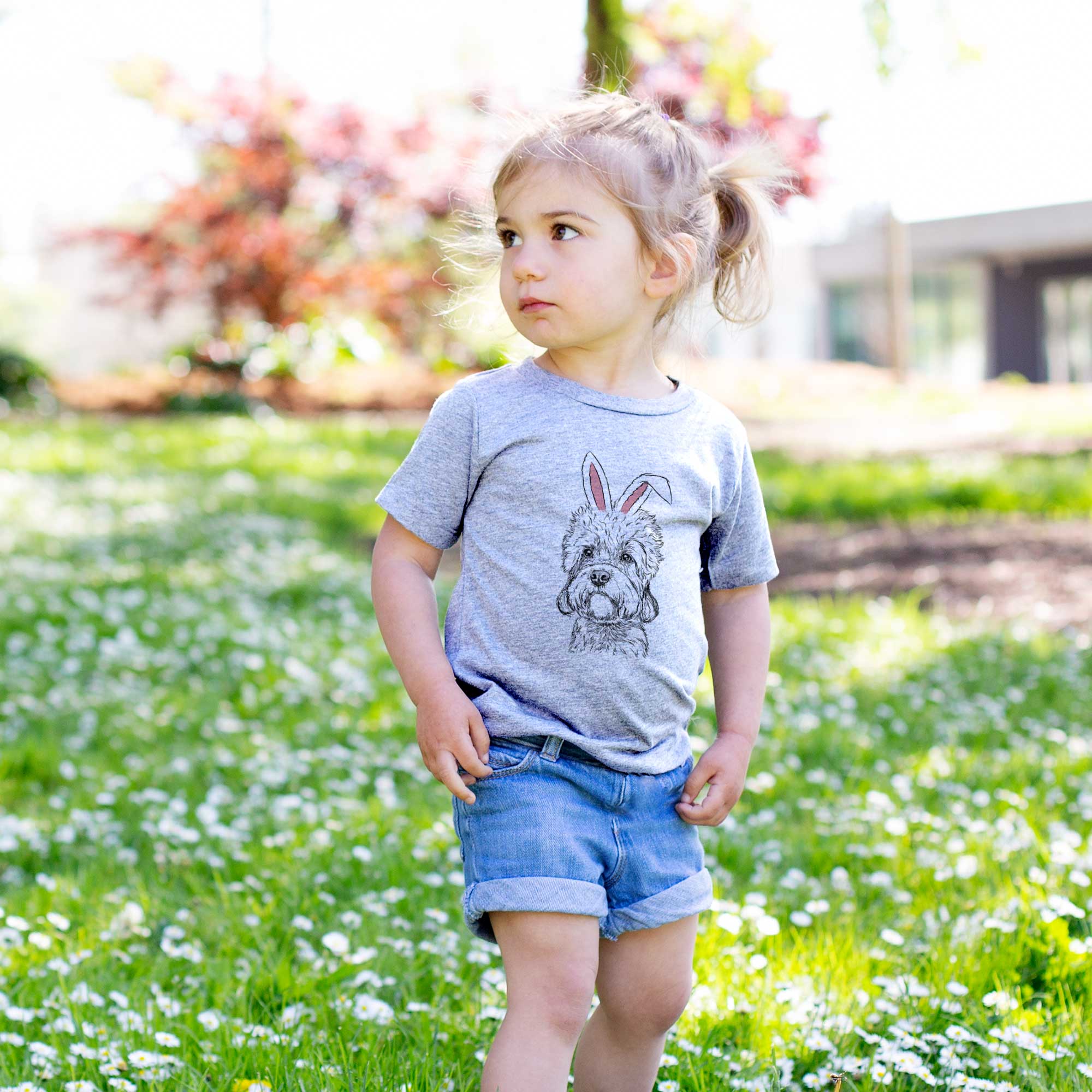 Easter Sir Walter the Dandie Dinmont Terrier - Kids/Youth/Toddler Shirt - Image 3