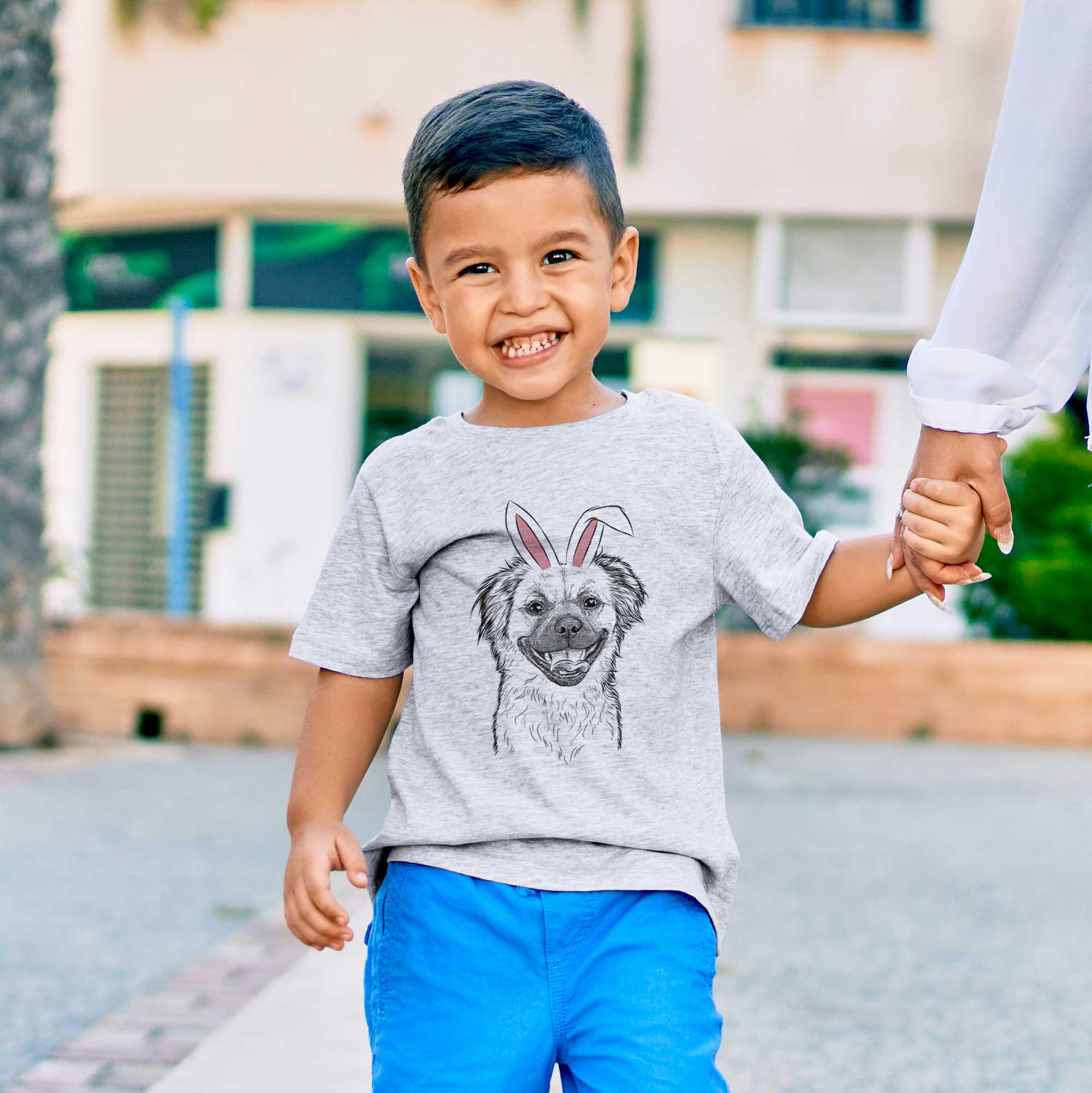 Easter Zuri the Spaniel Mix - Kids/Youth/Toddler Shirt - Image 3