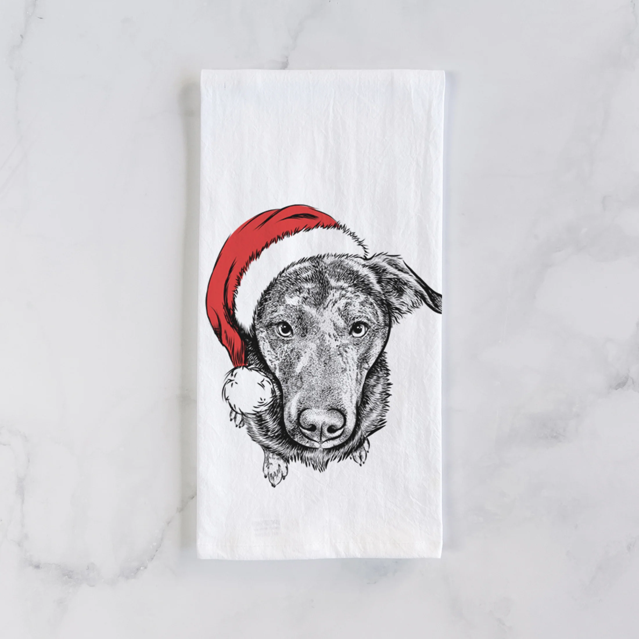 Echo the Pitbull Beagle Mix Tea Towel - Image 2