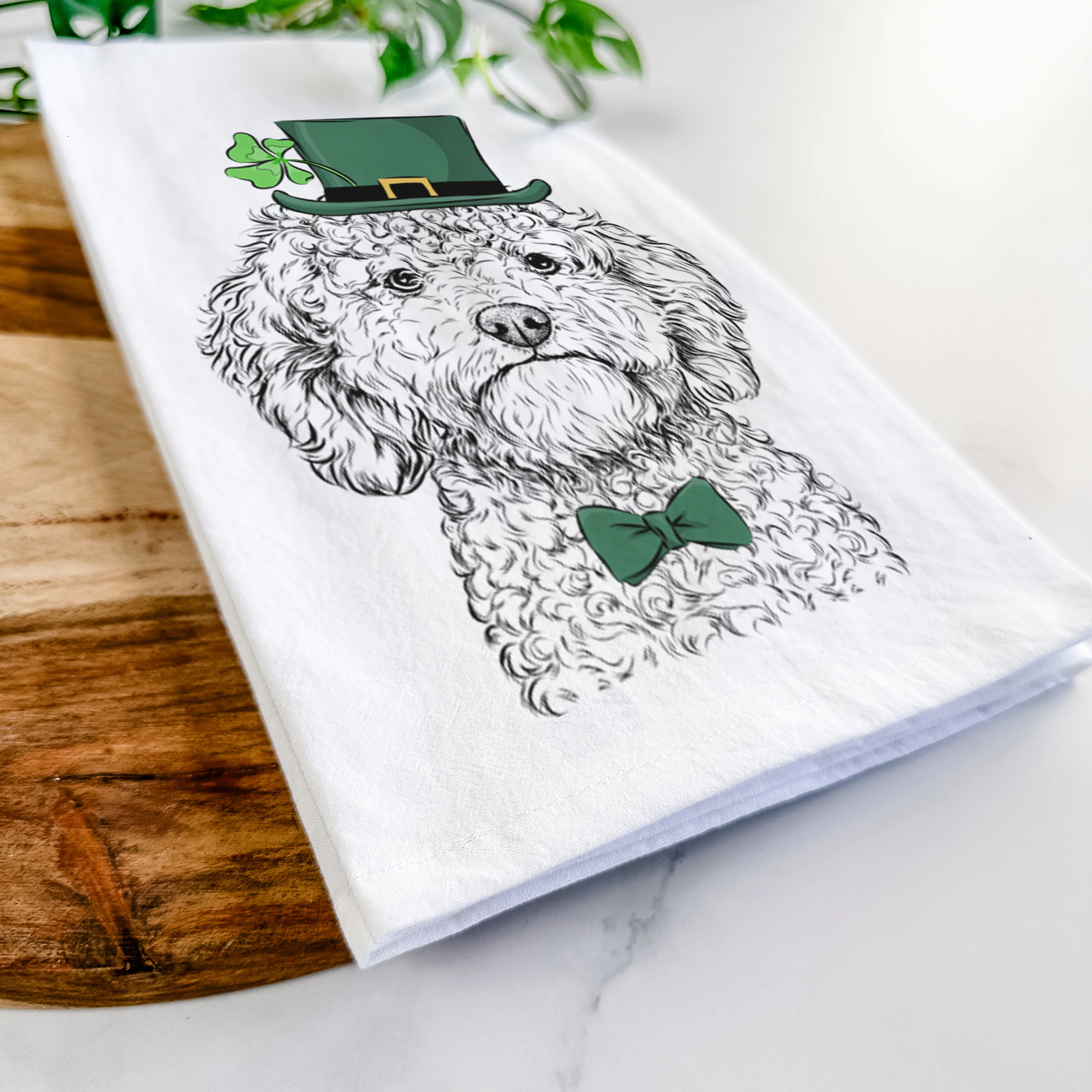 Edgar the Shihpoo Tea Towel - Image 13