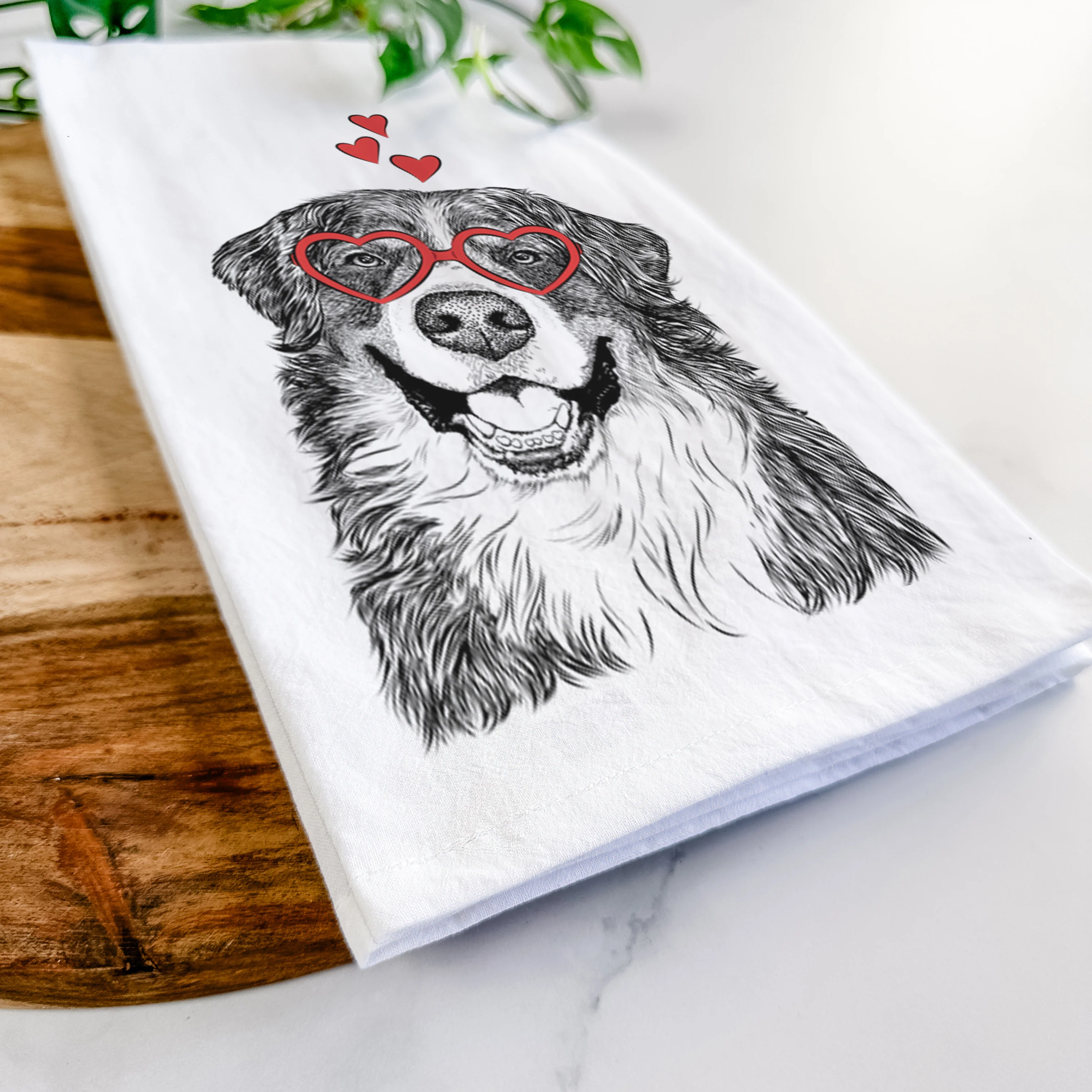 Eiger the Bernese Mountain Dog Tea Towel - Image 7