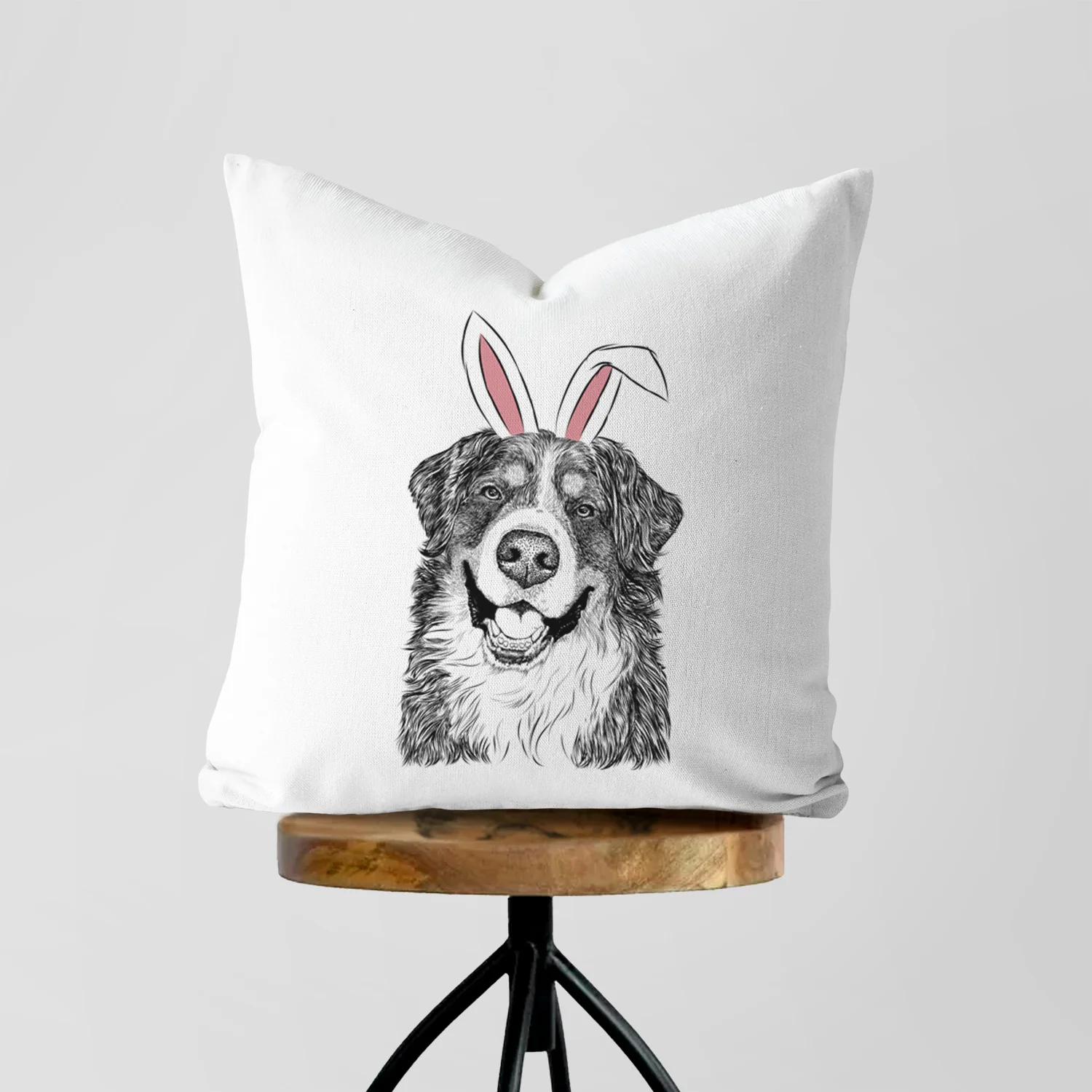 Eiger the Bernese Mountain Dog - Throw Pillow Cover - Image 5