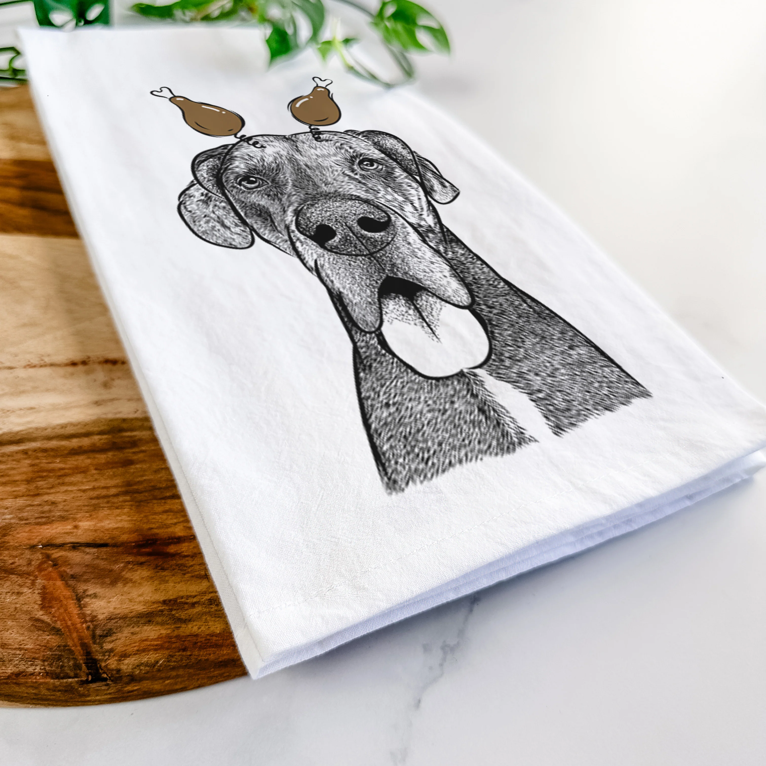 Eli the Great Dane Tea Towel - Image 11