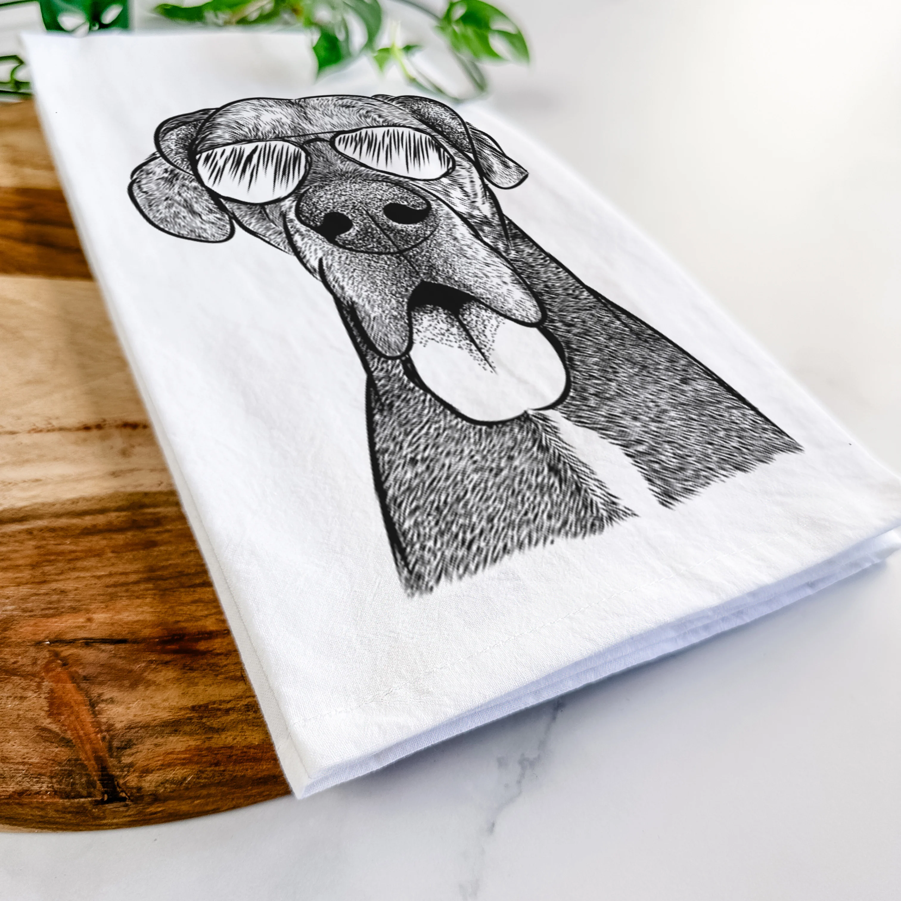 Eli the Great Dane Tea Towel - Image 6