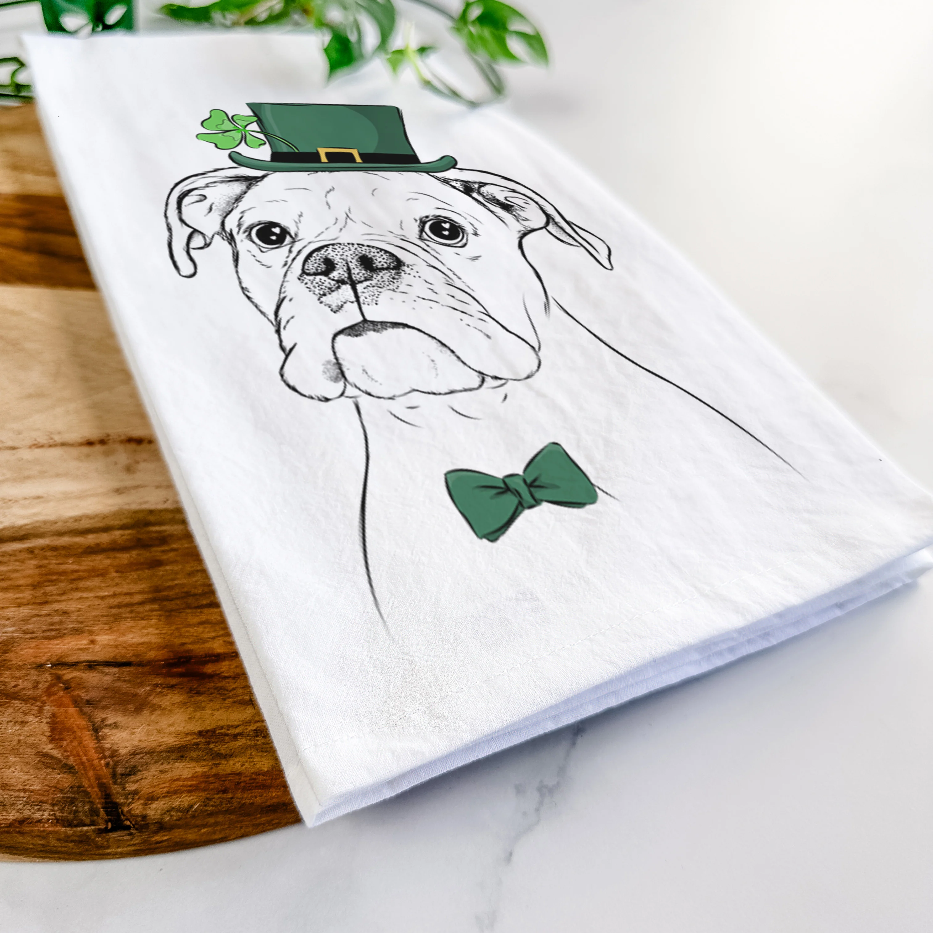 Ellie the Boxer Tea Towel - Image 13