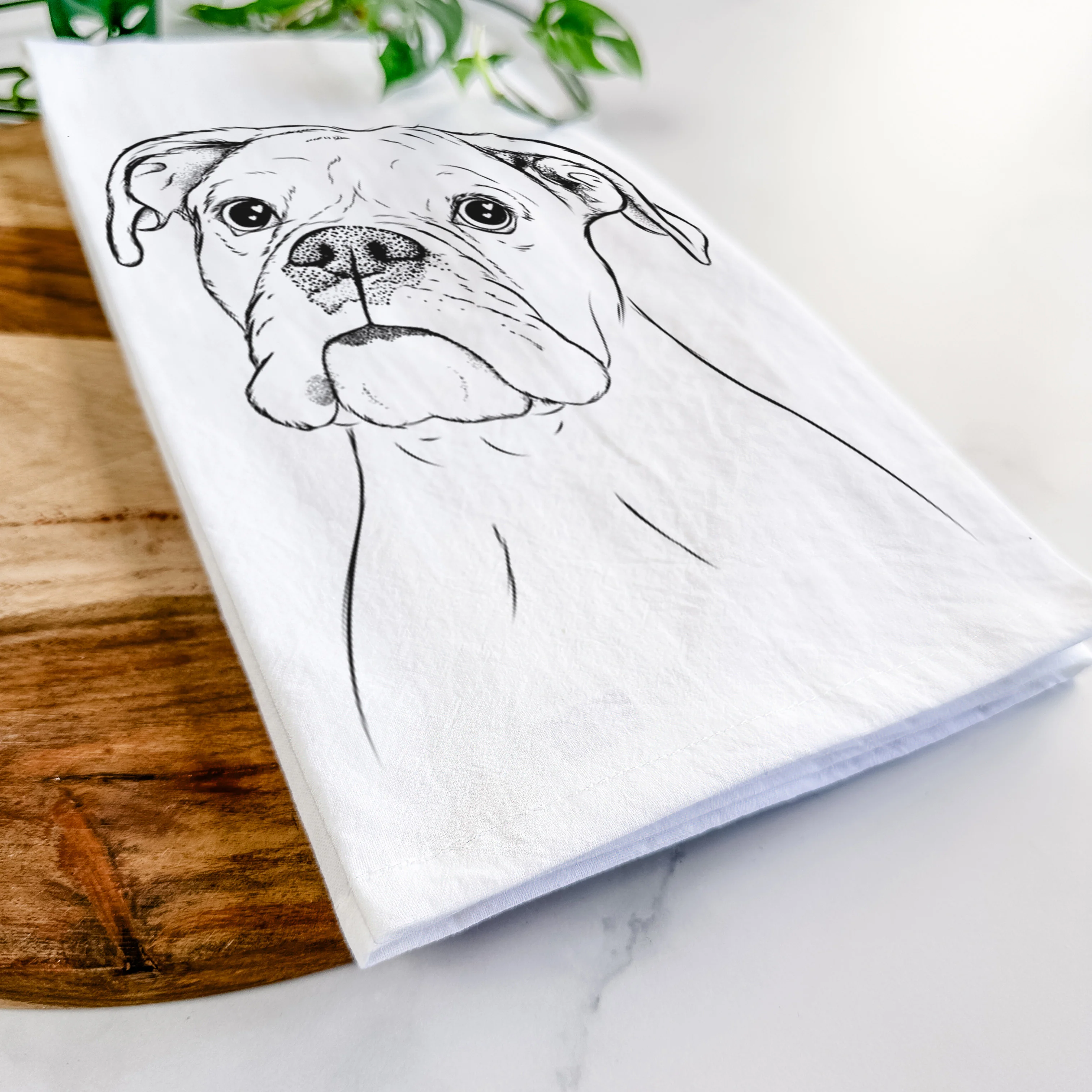 Ellie the Boxer Tea Towel - Image 5
