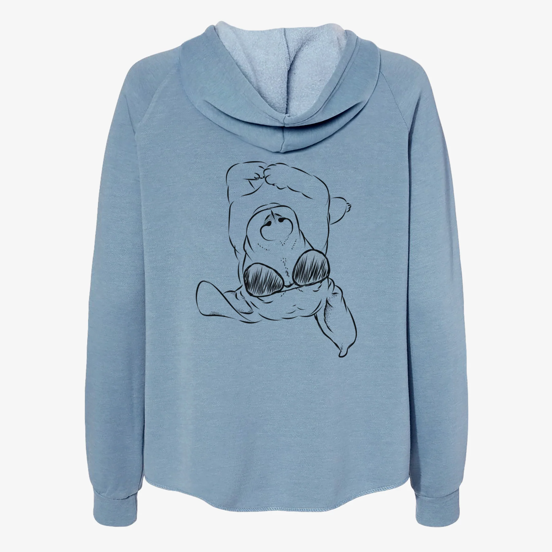 Eloise the Mixed Breed - Women's Cali Wave Zip-Up Sweatshirt - Image 9